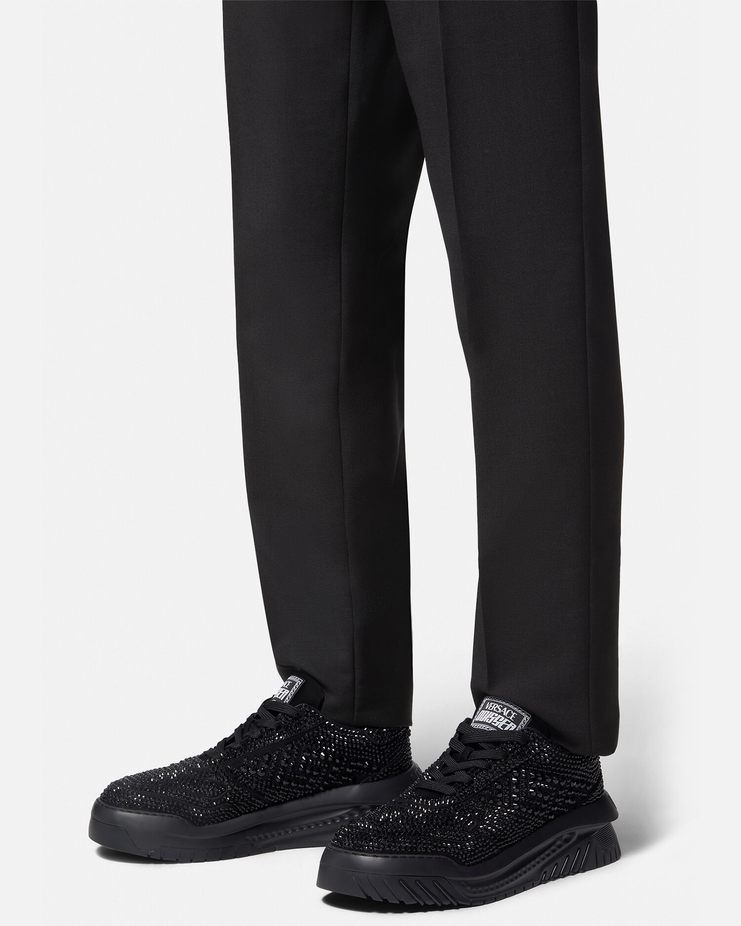 Versace black sneakers online