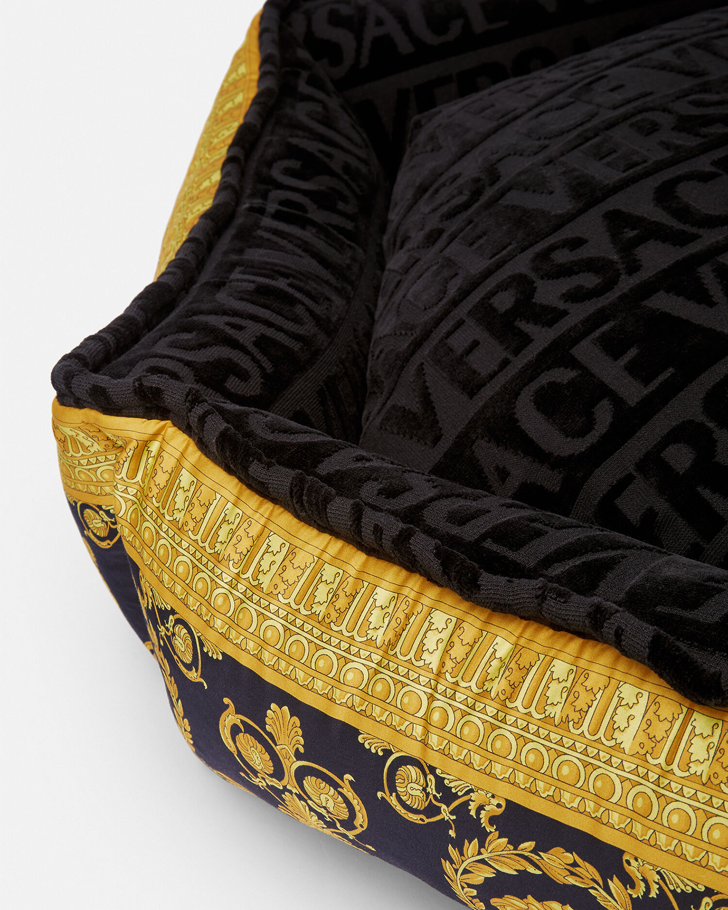 Versace shop dog pillow