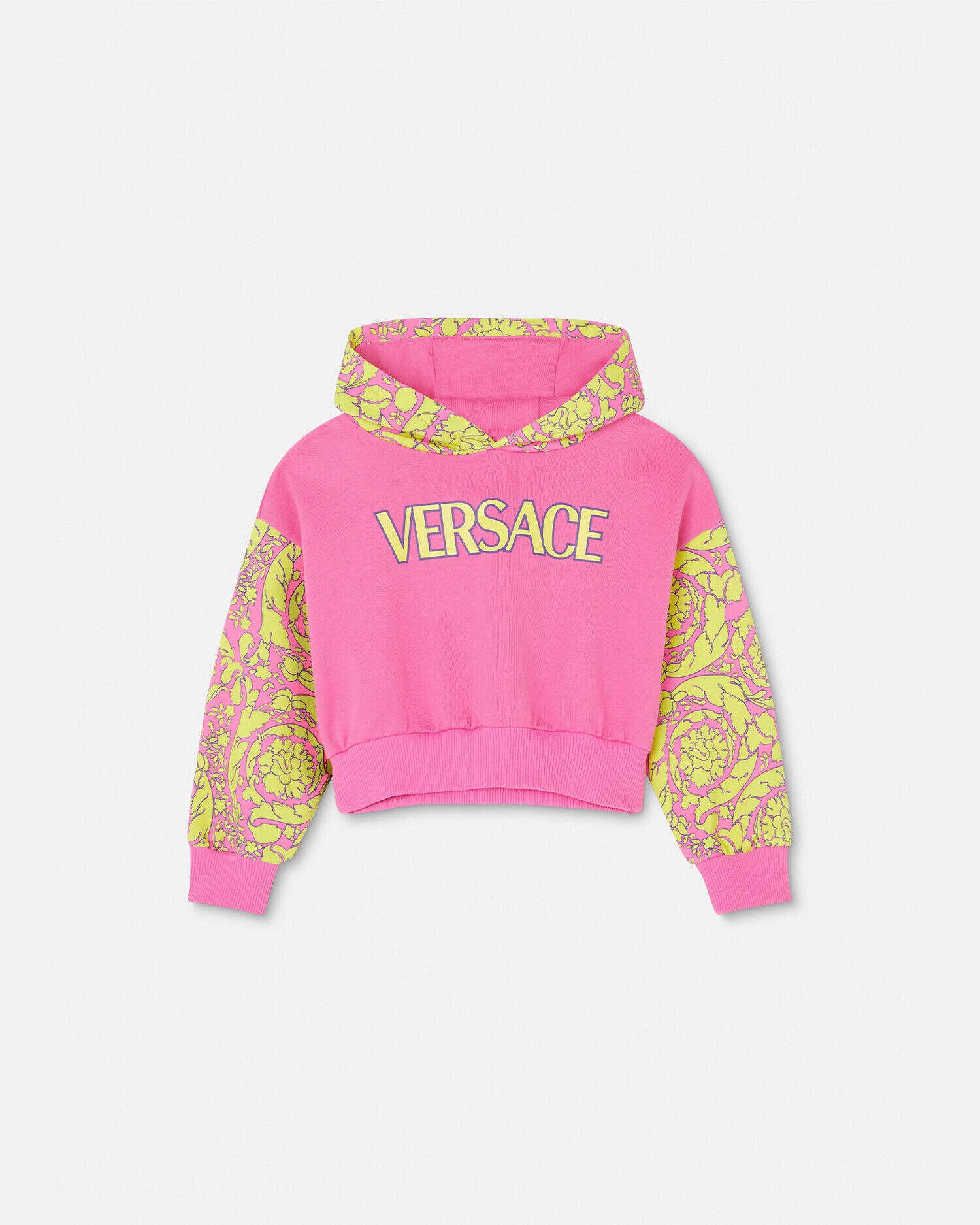 Felpa con cappuccio Barocco Silhouette Kids