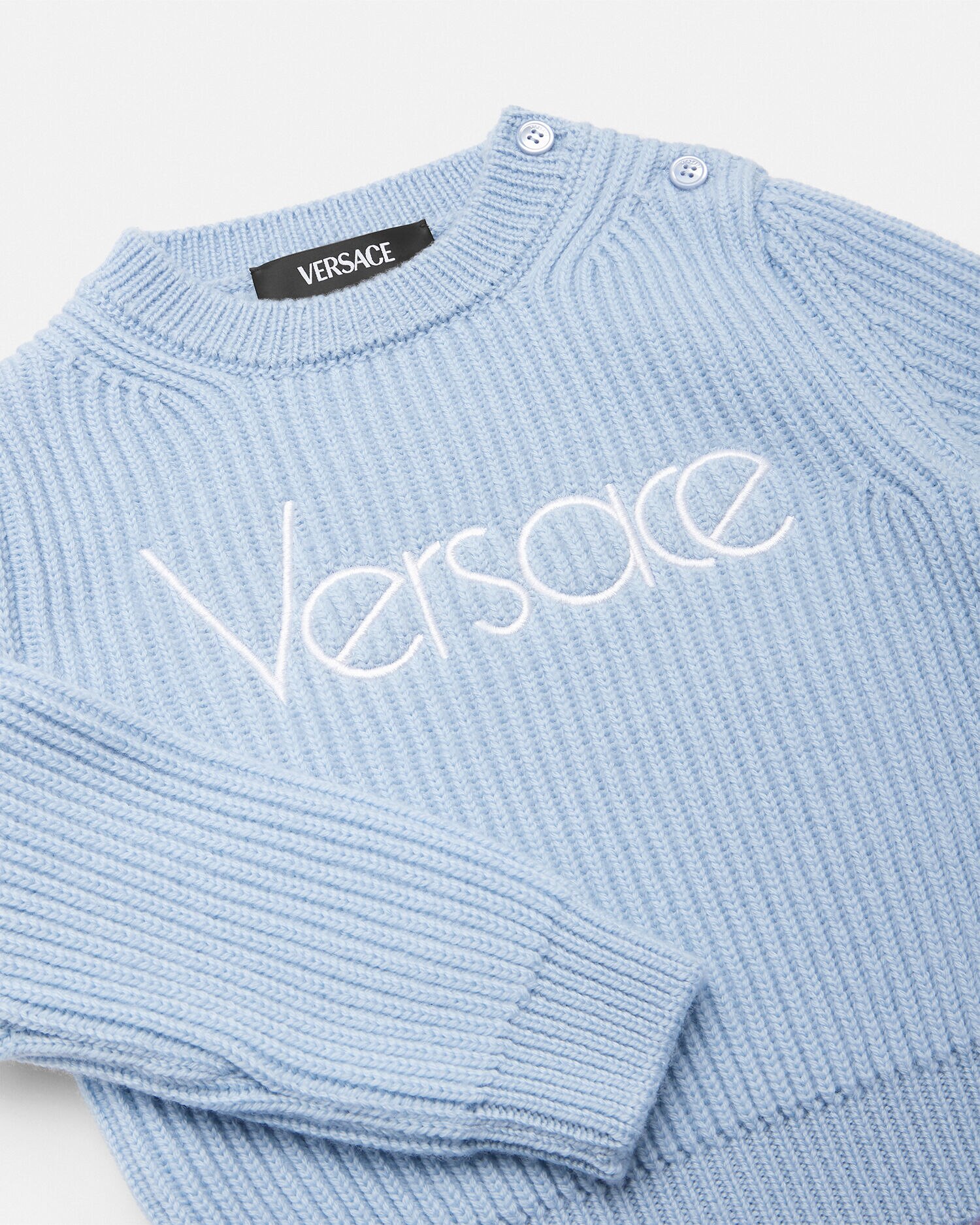 Versace sweater blue top