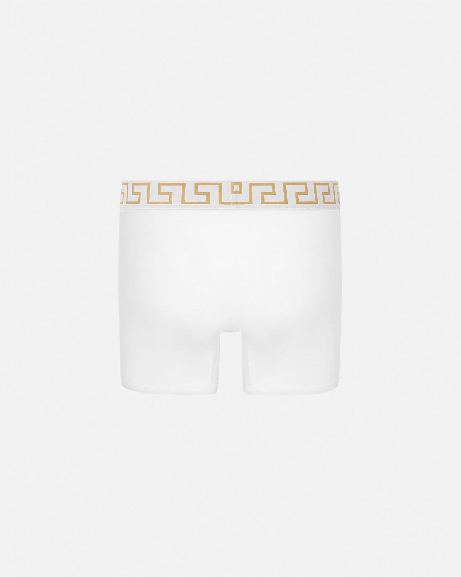 Cotton-jersey Long Trunks White | VERSACE US
