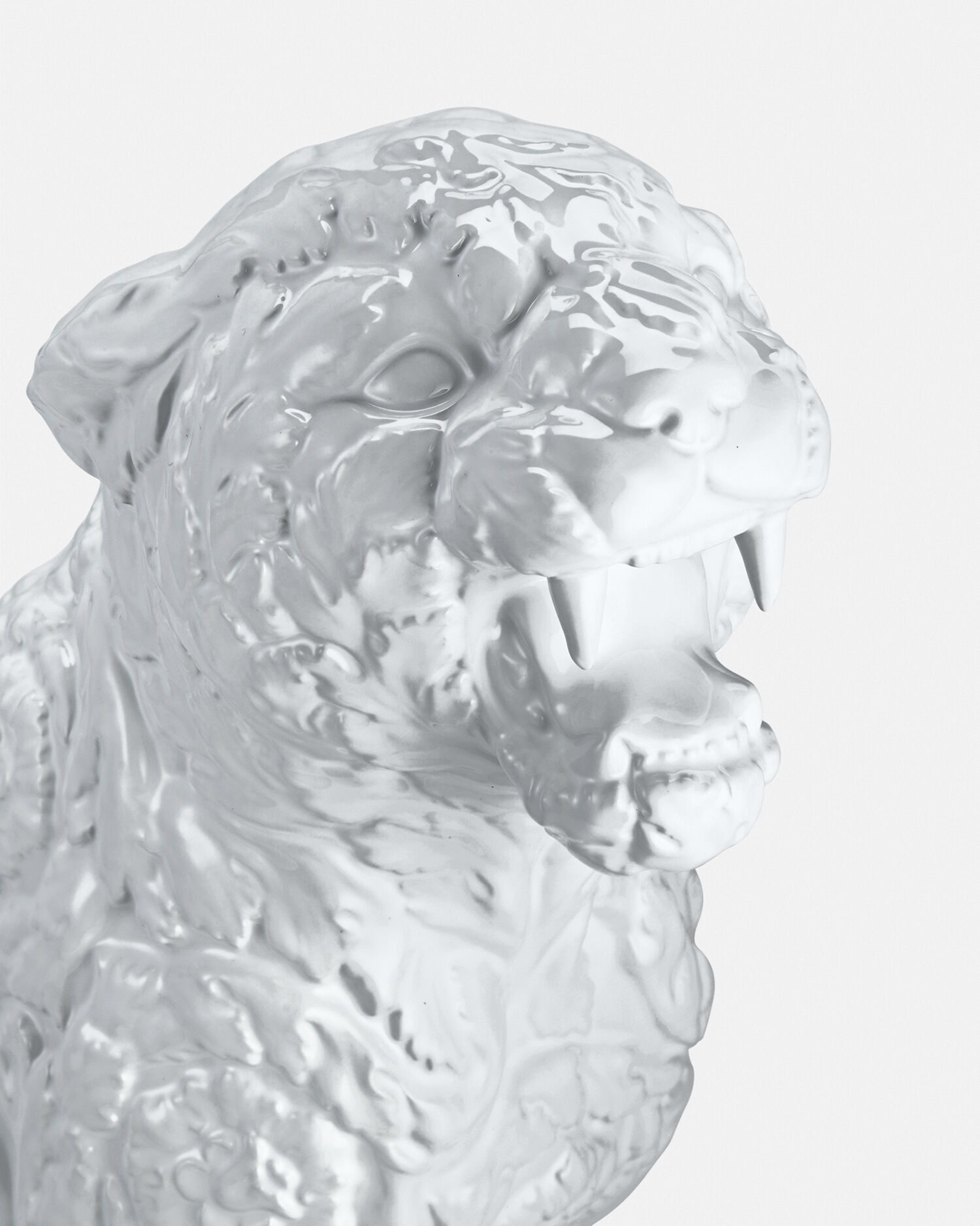 Large Rokko Cheetah White | VERSACE US