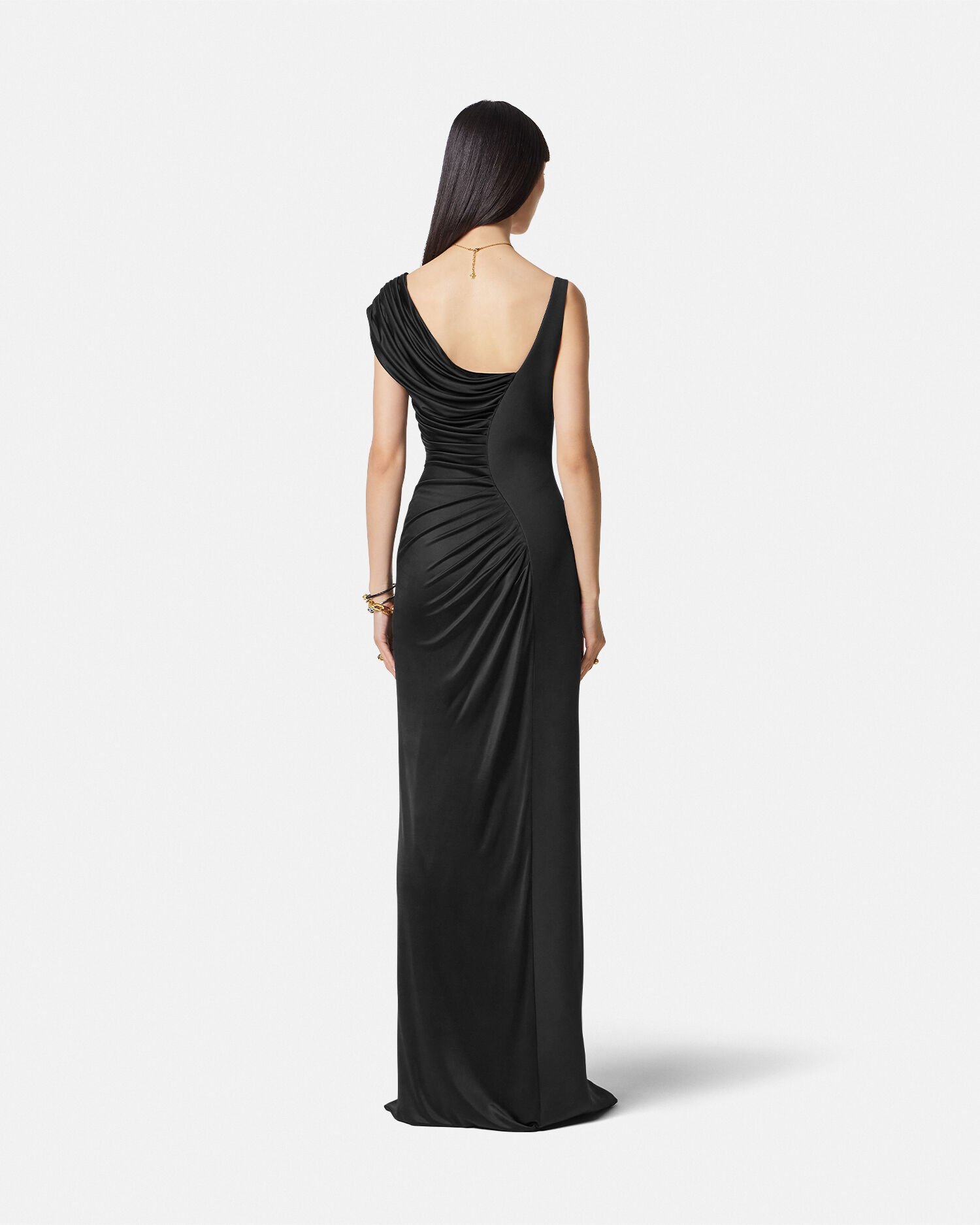 Robe versace noir hot sale
