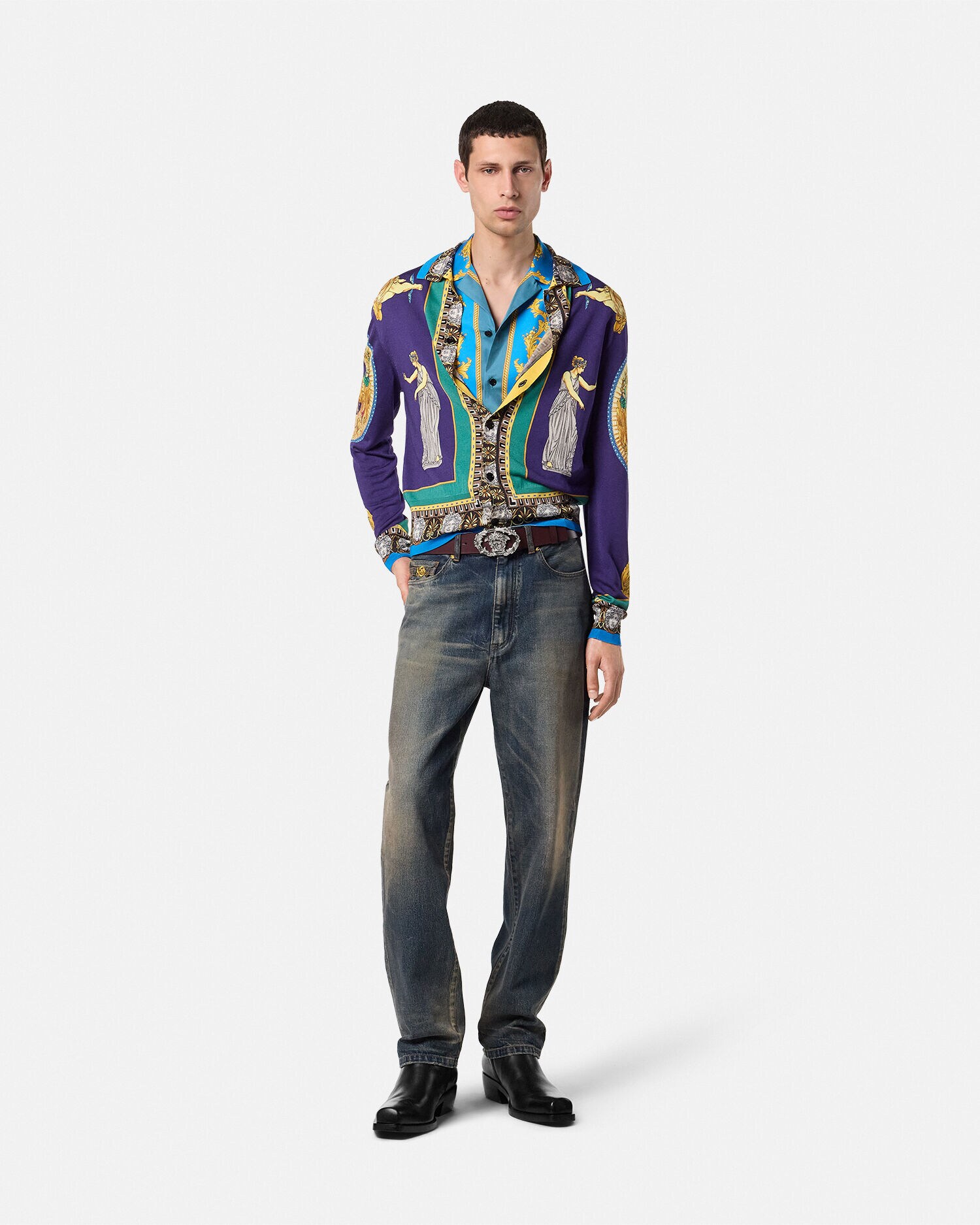 Made in Japan Pencil-Fit Jeans | VERSACE US