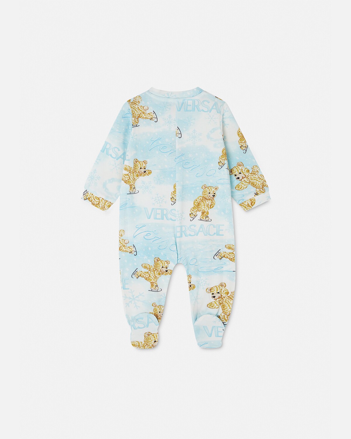 Versace Kids Teddy On Ice Baby Sleepsuit for Newborn Online Store EU