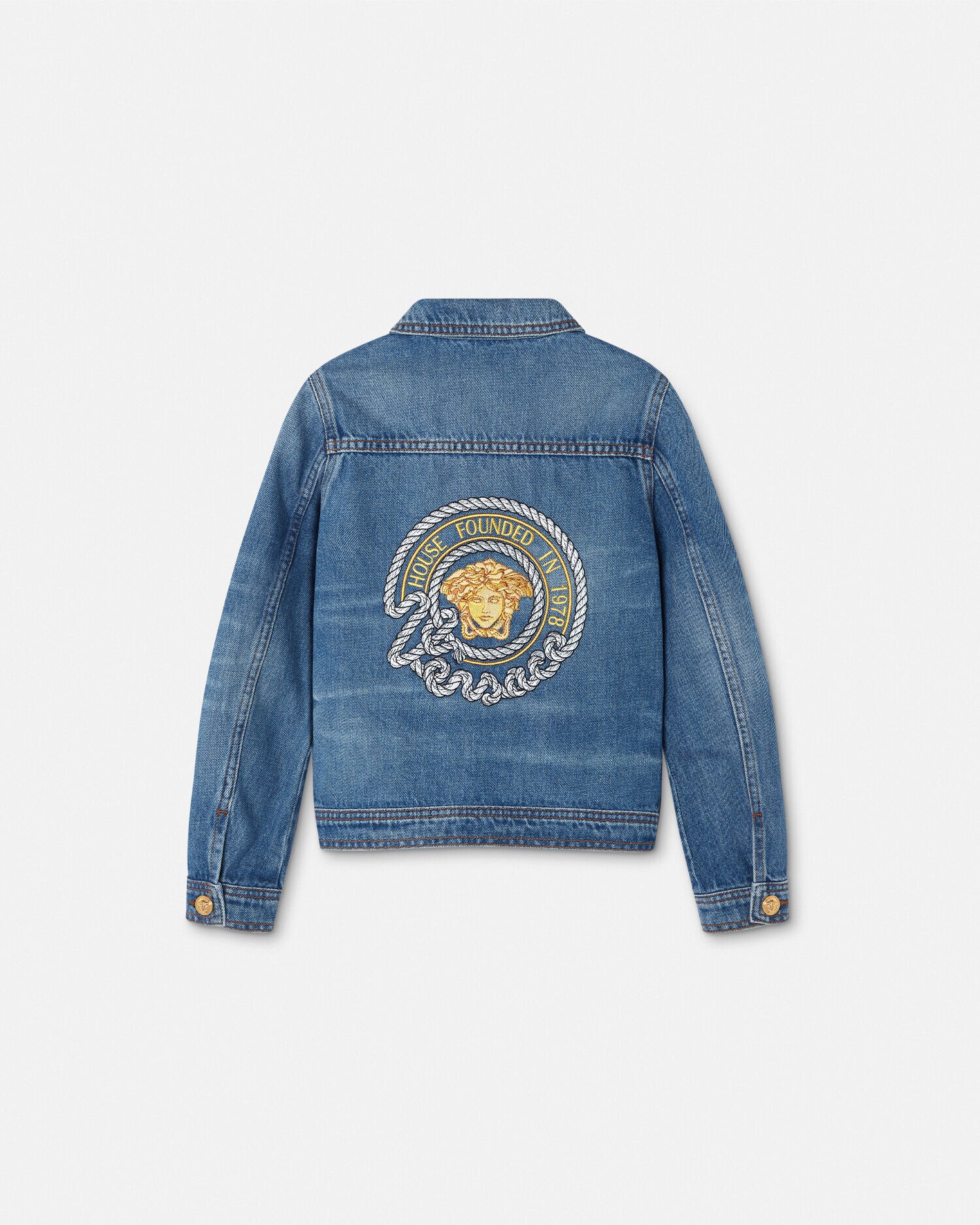 Versace denim jacket outlet