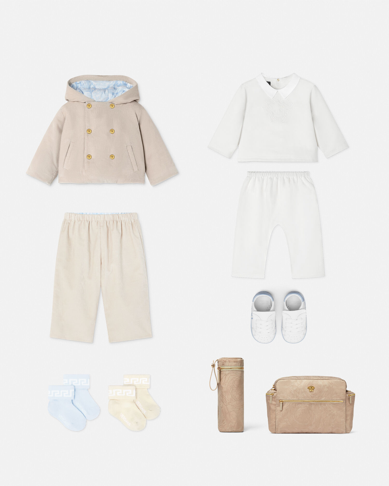 Corduroy Baby Puffer Jacket