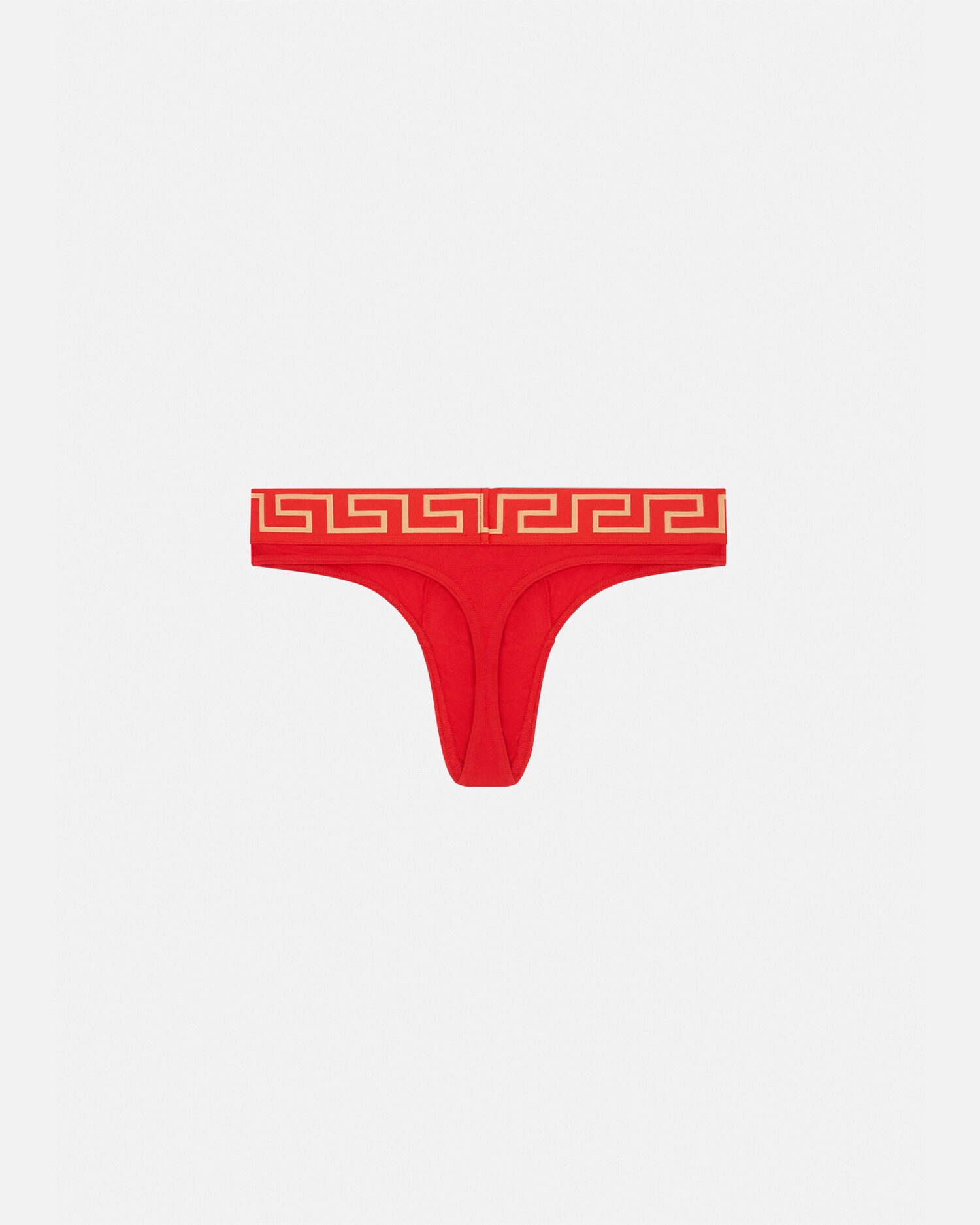 Versace Greca Waistband Thong - Farfetch