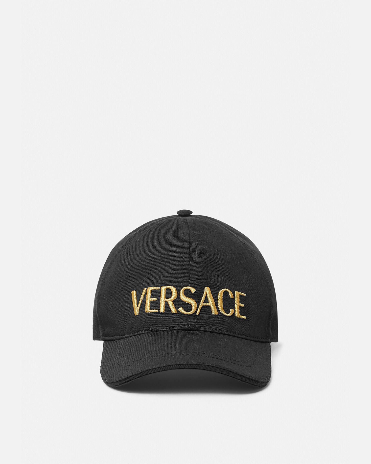 Versace Embroidered Logo Baseball Cap for Men US Online Store