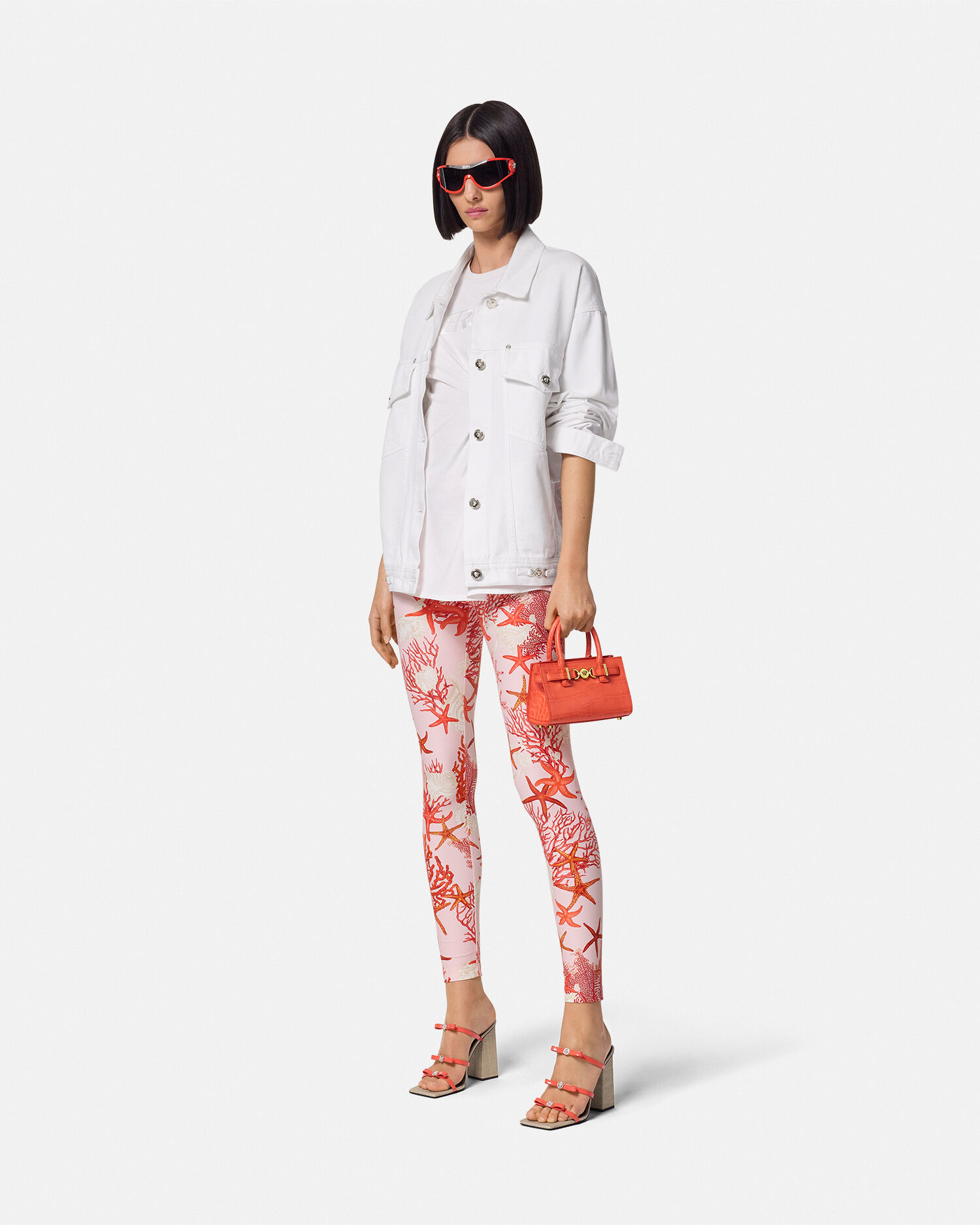 Versace barocco leggings cheap