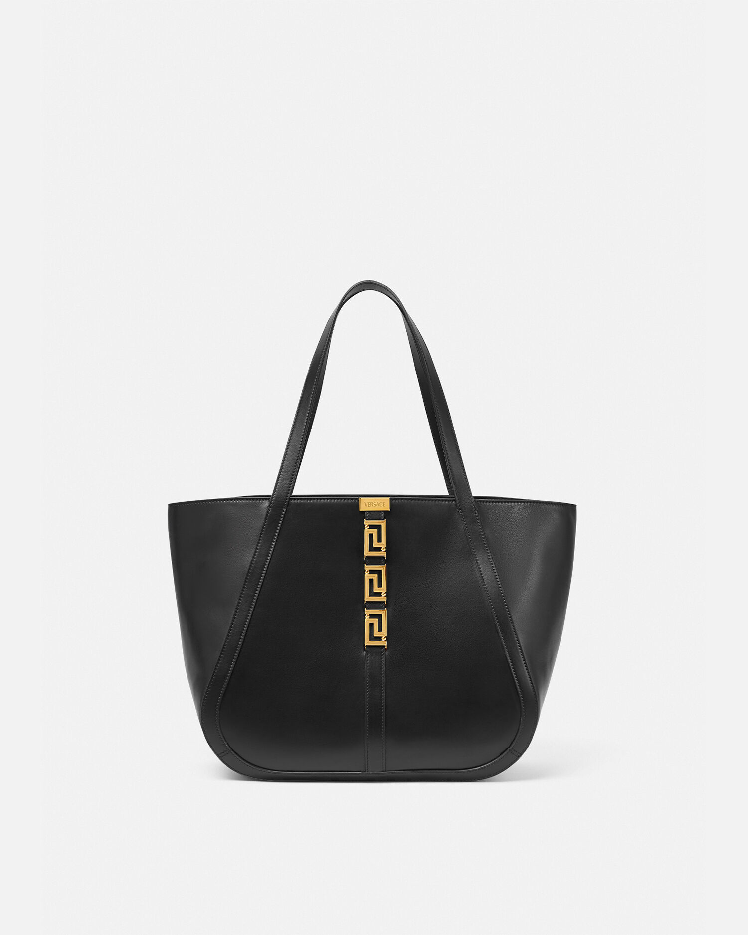 Versace leather tote hotsell bag