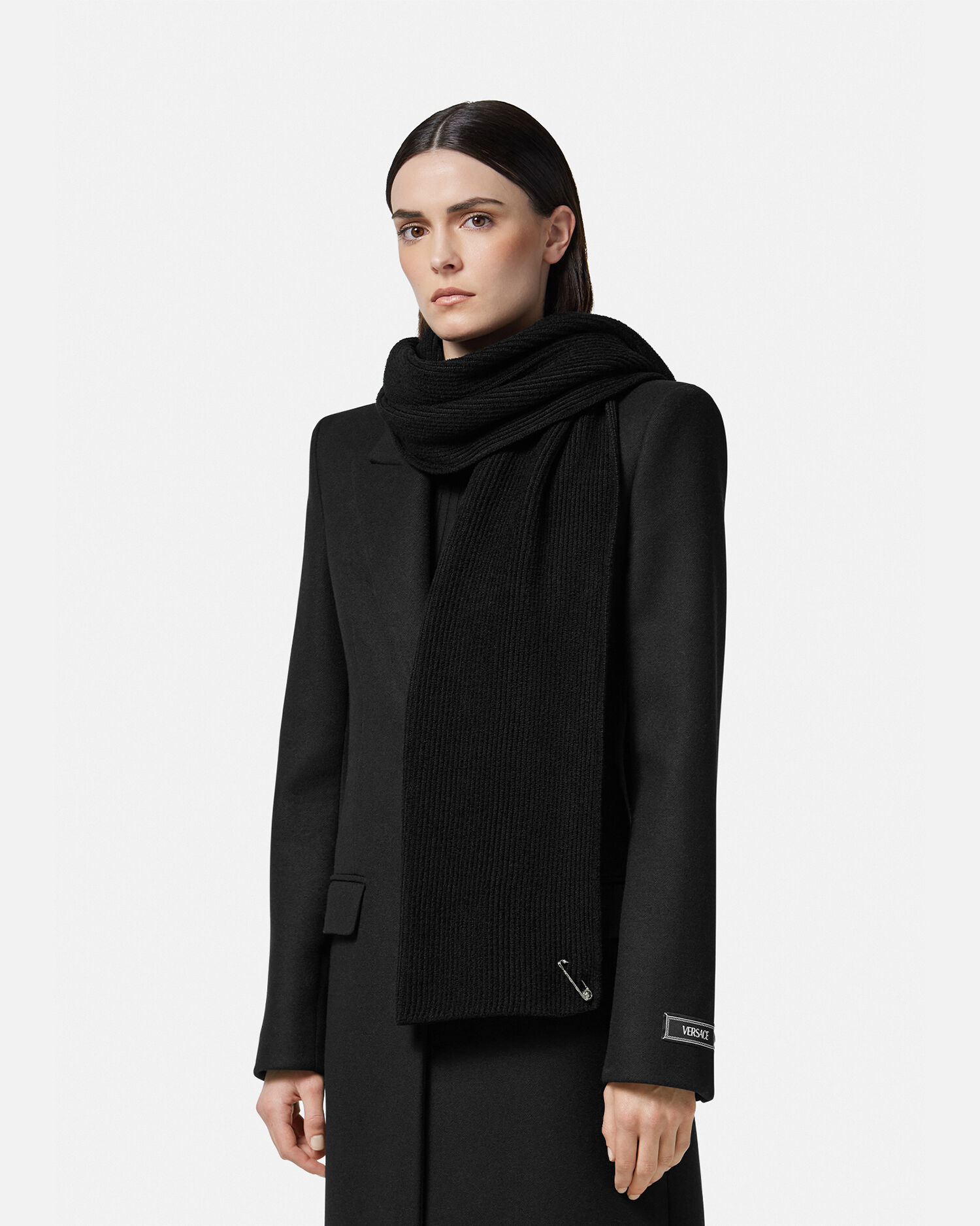 Safety pin store scarf