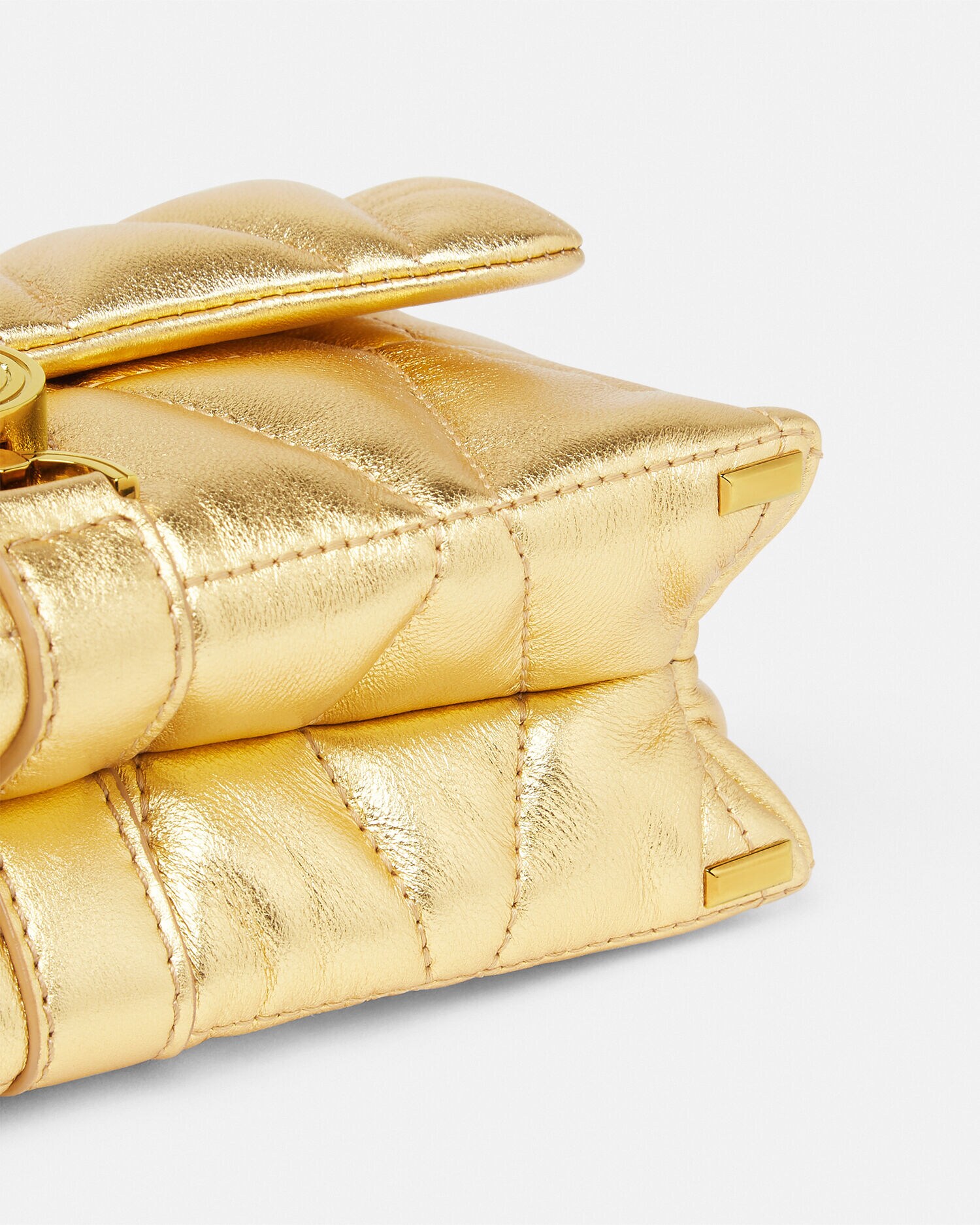 Kleio Quilted Metallic Mini Bag