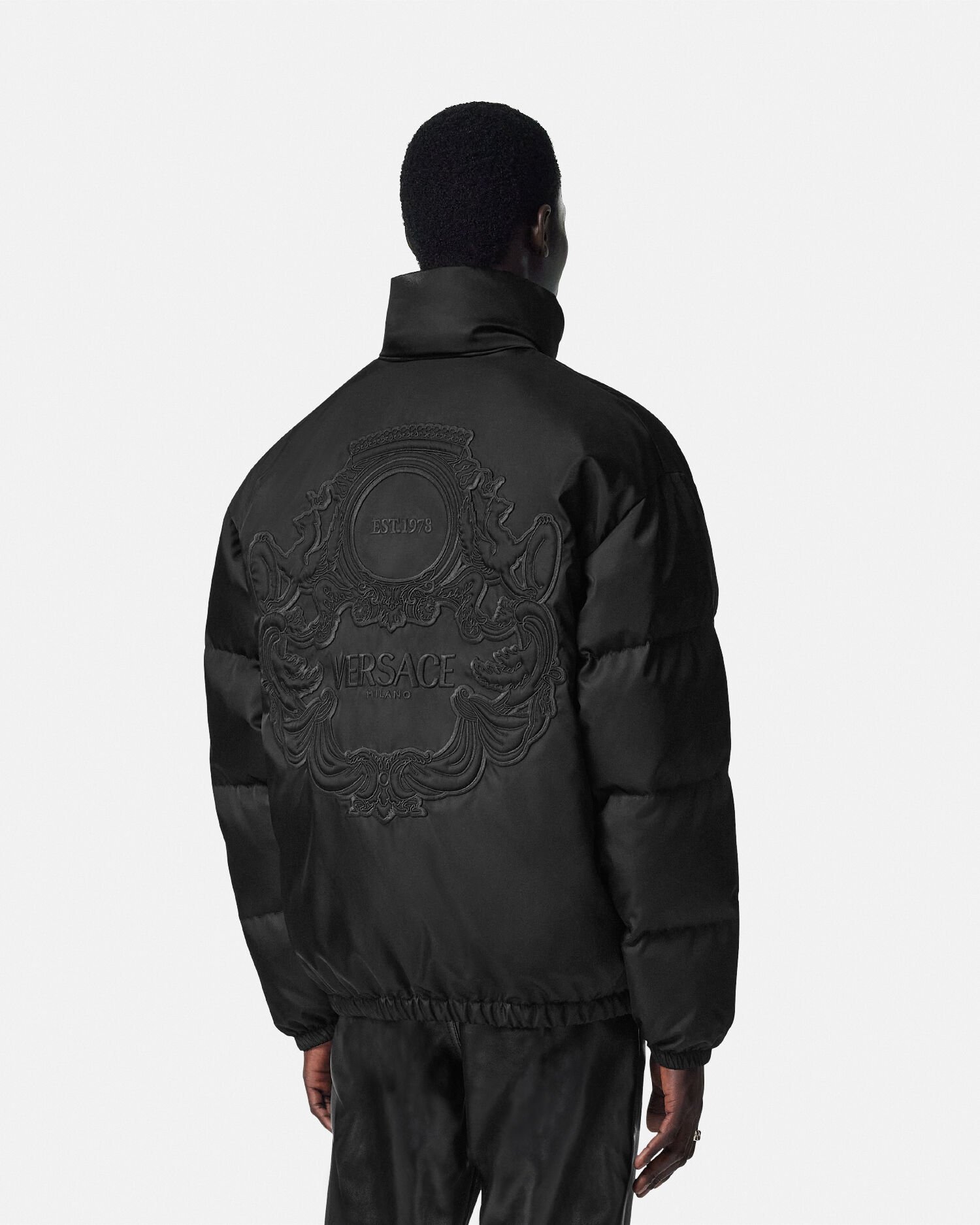 Versace padded jacket top