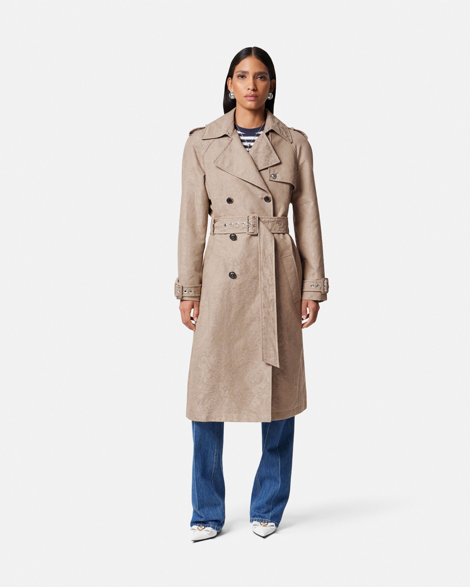 Trench versace sales