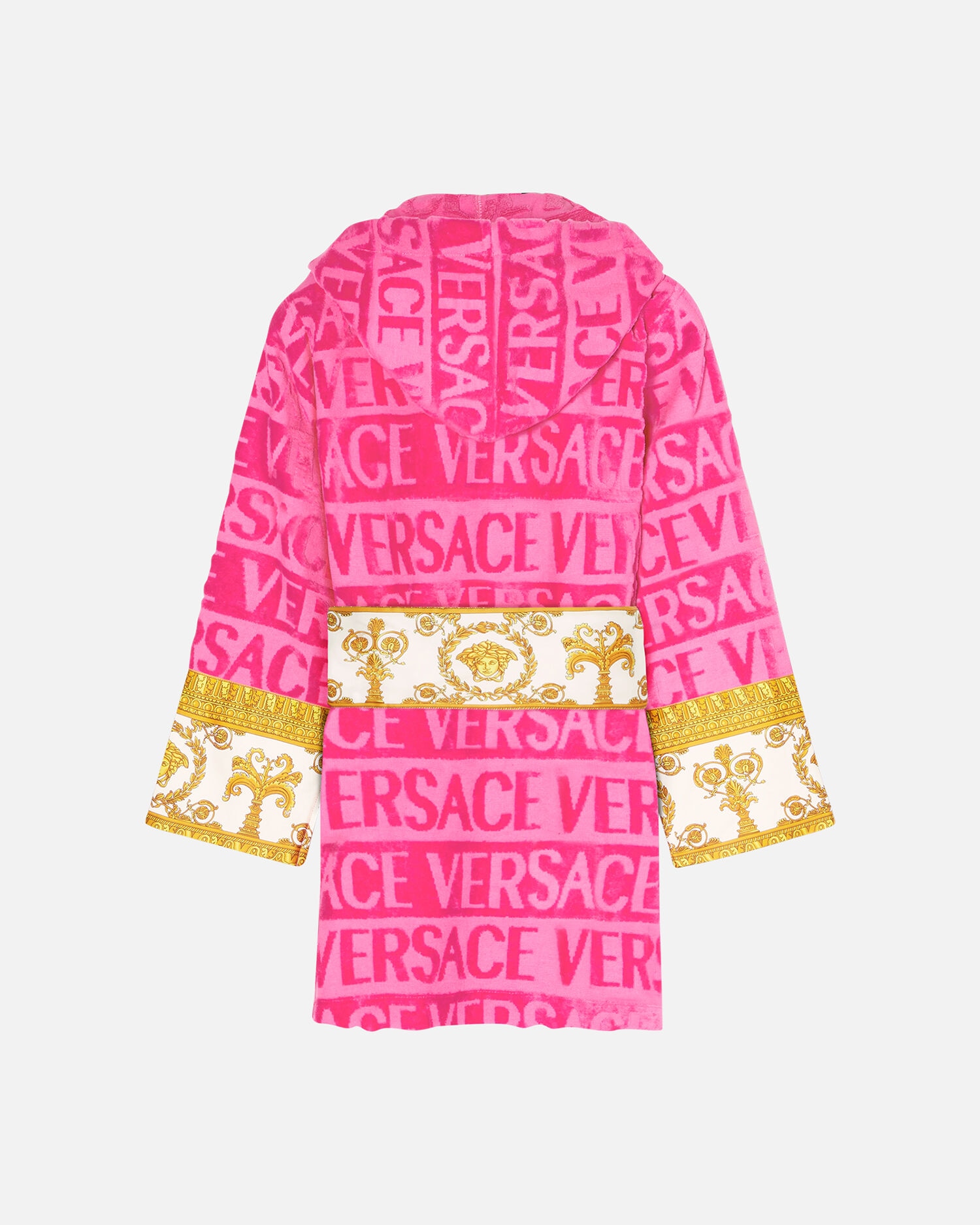 Peignoir rose versace store
