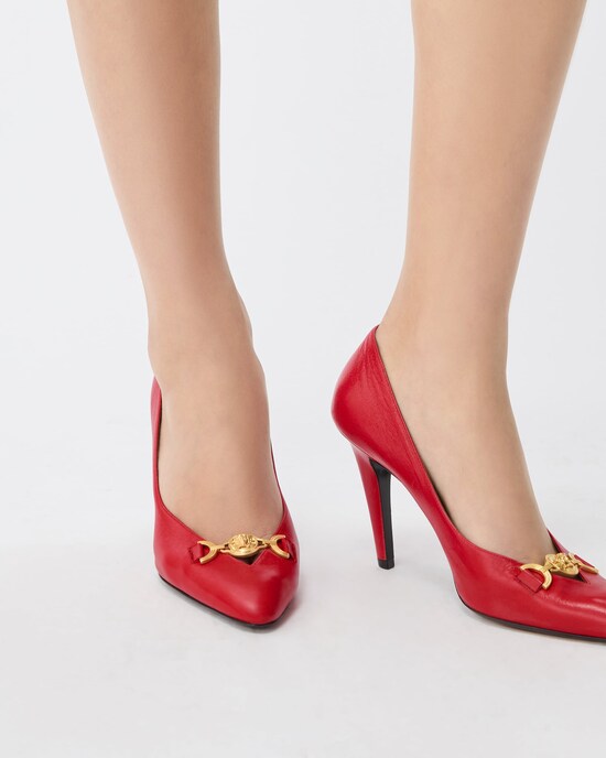 Clelia Nappa Pumps 90 mm Red 2