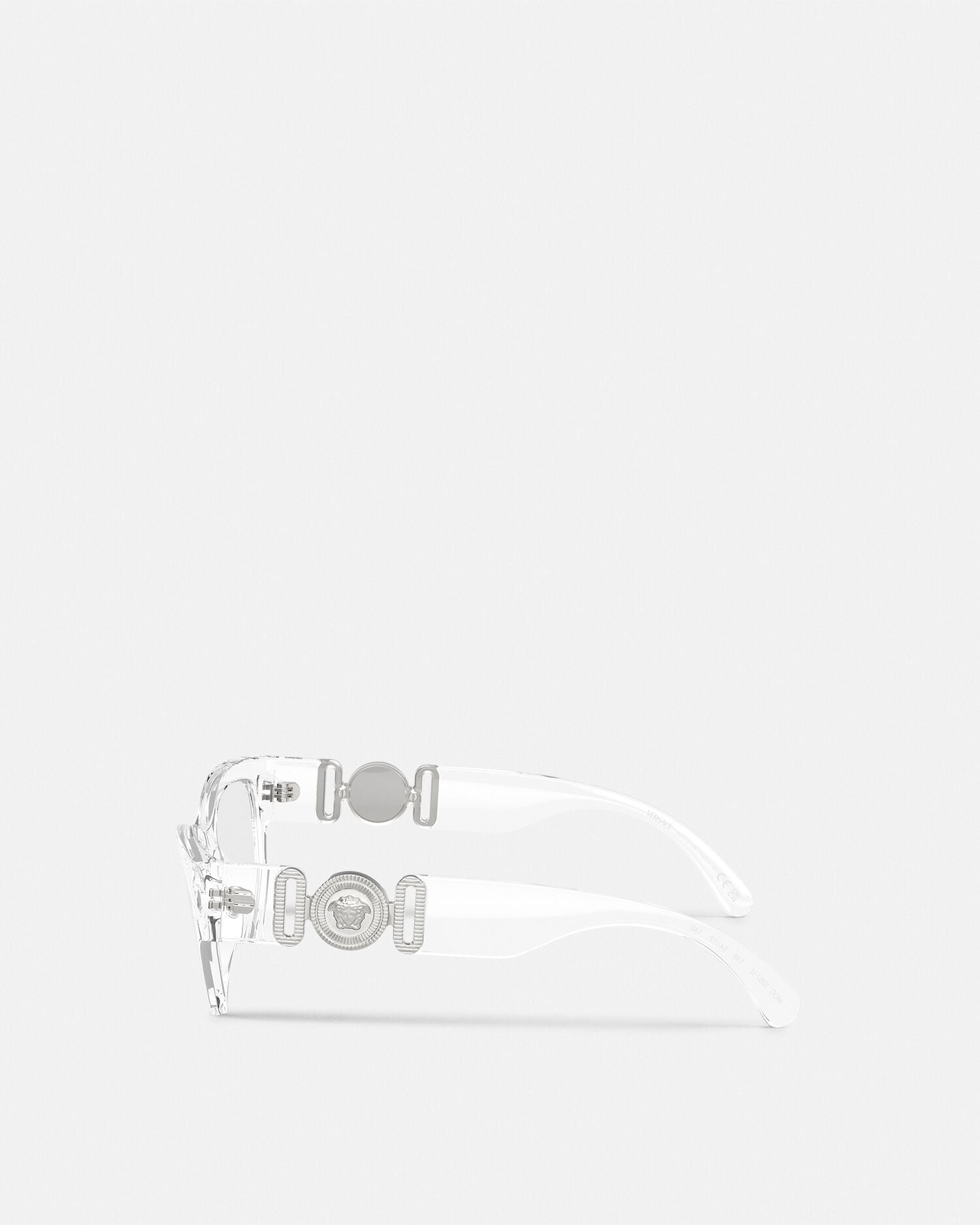 Medusa Biggie Cat-Eye Glasses Transparent | VERSACE US