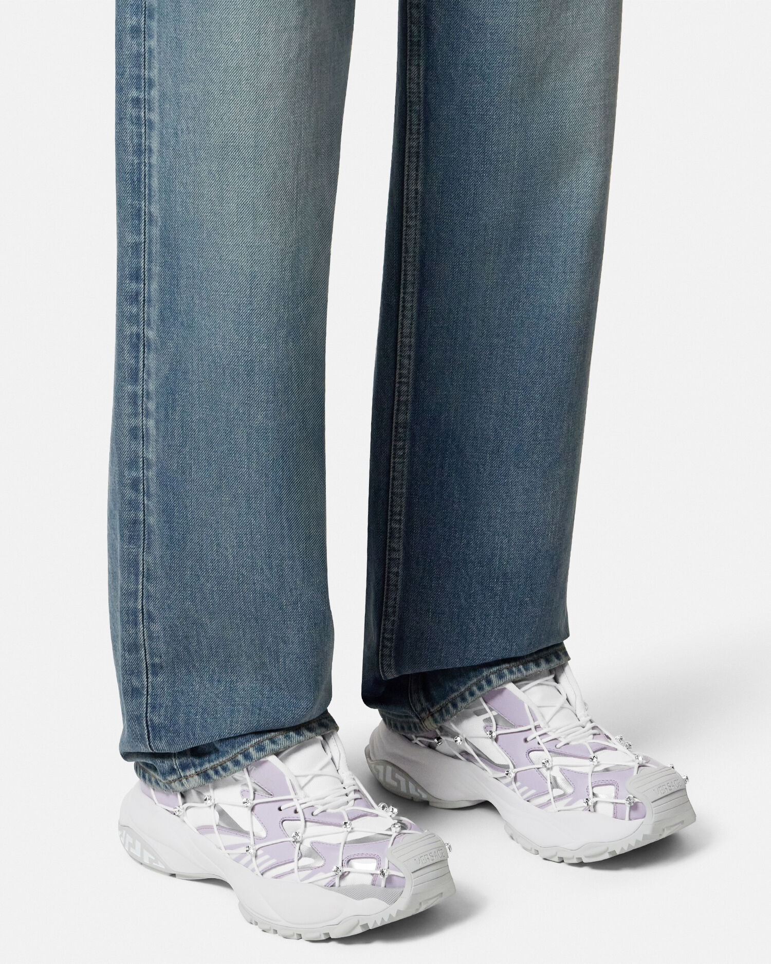 スニーカー VERSACE 'Versace Mercury M_VS_02' sneakers Pink Versace Mercury M_VS_02 Sneakers White,Pink | VERSACE US