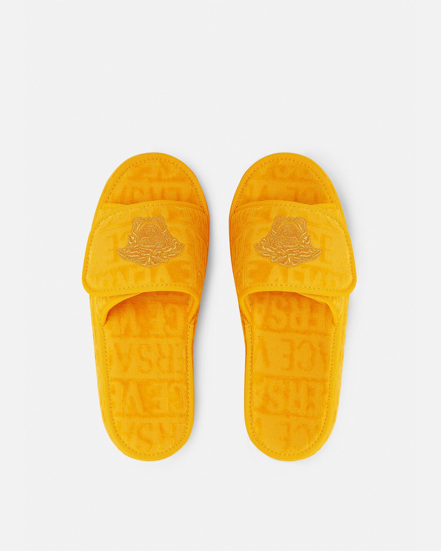 Yellow versace slides sales
