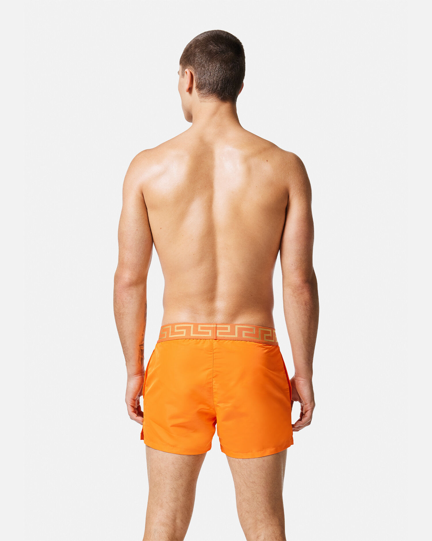 Greca Border Swim Shorts