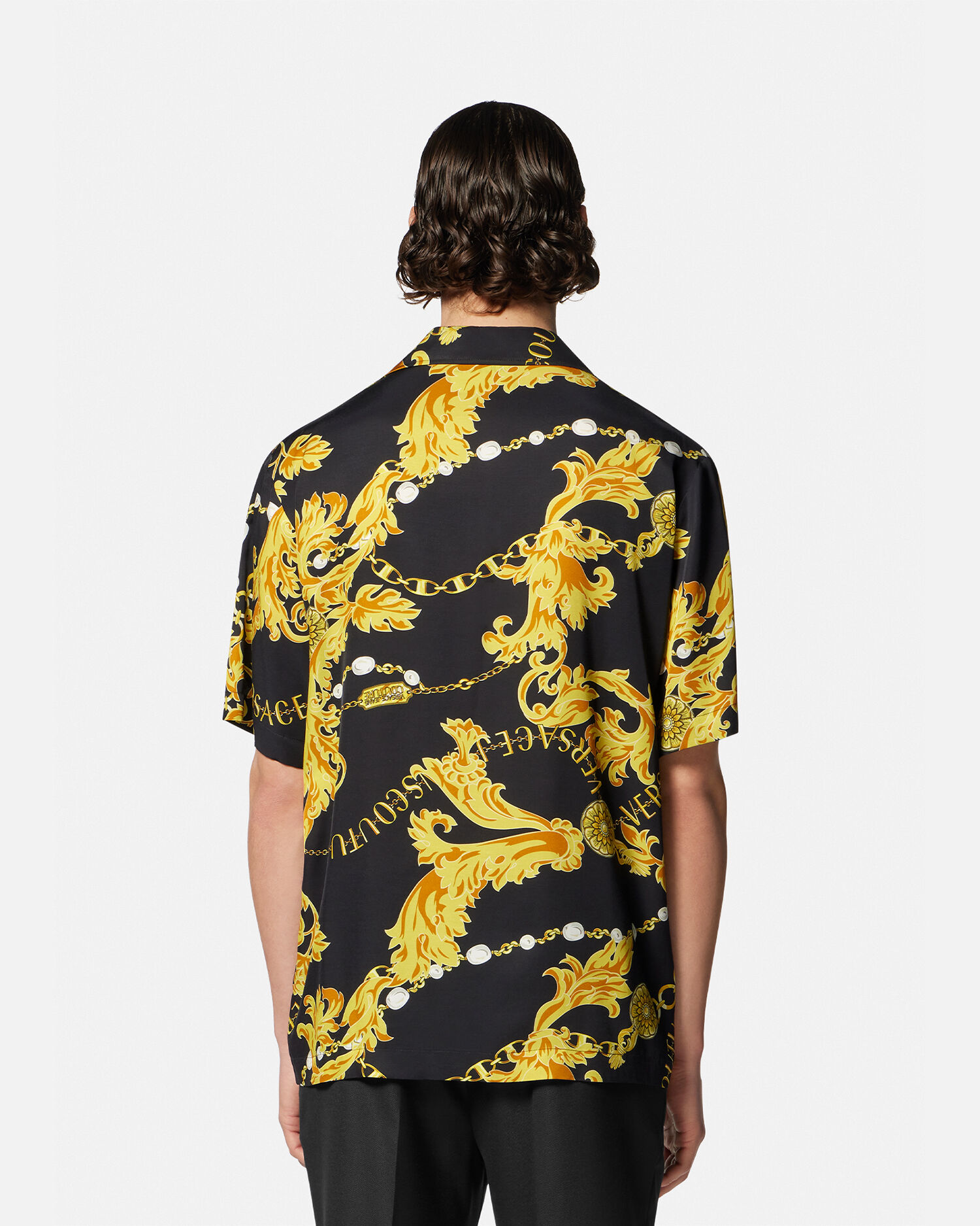 Versace gold shop chain shirt