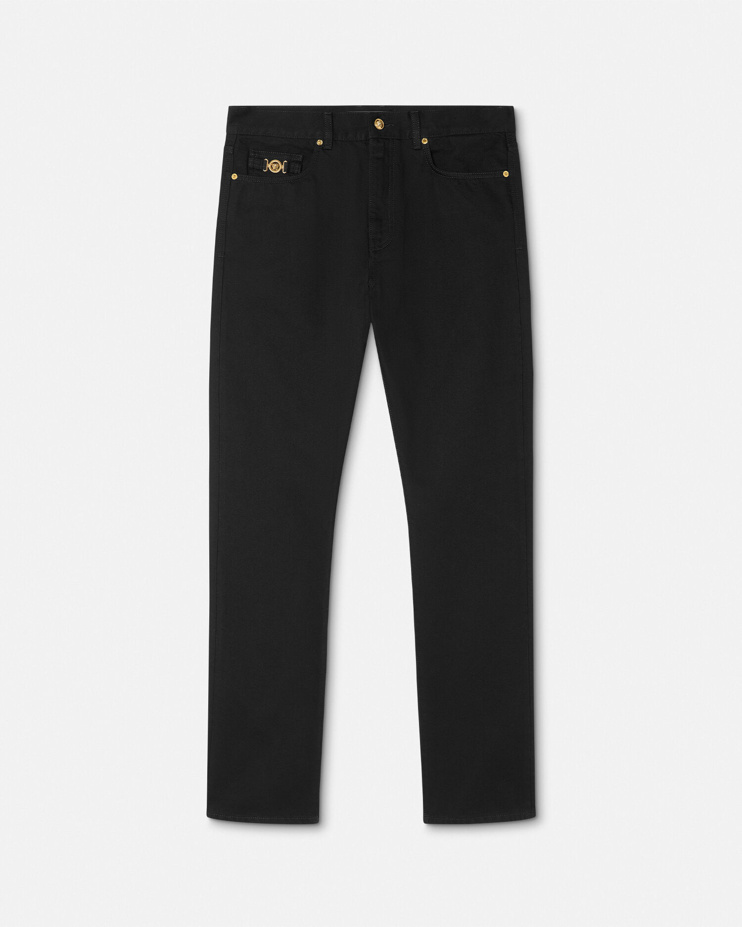 Regular Jeans Black | VERSACE US