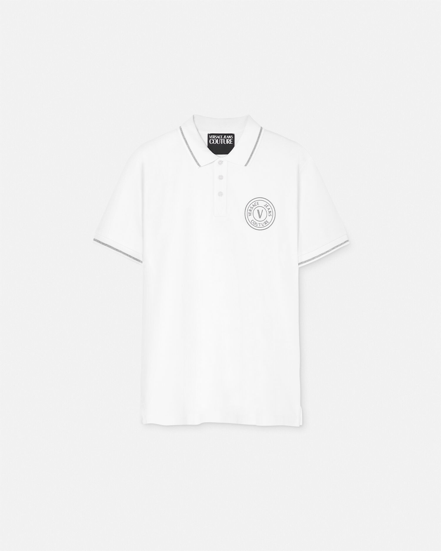 Versace collection polo white discount