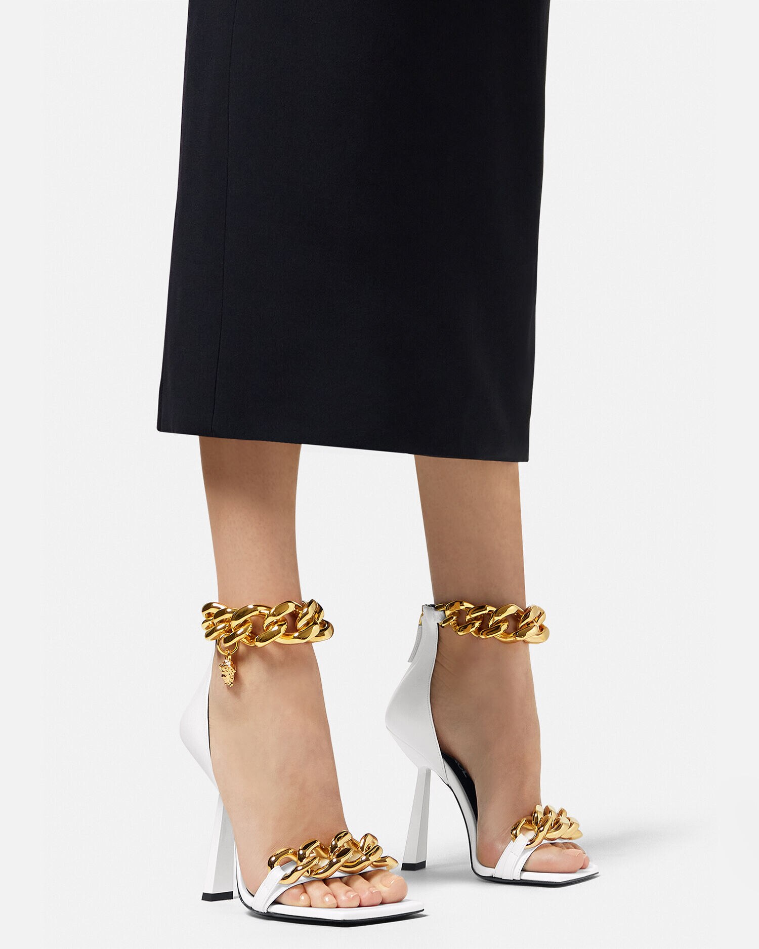 Versace Medusa Chain Sandals for Women Online Store EU