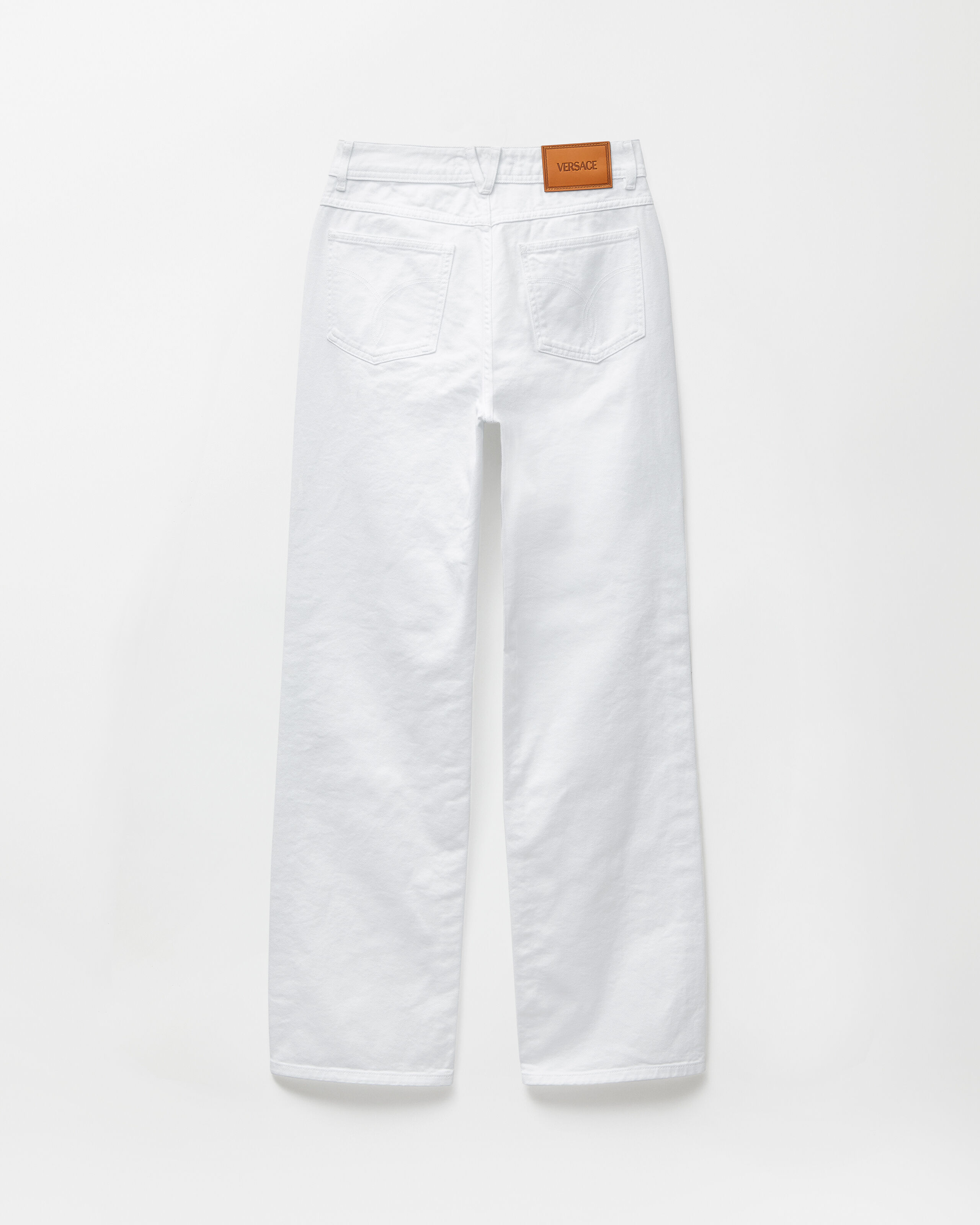 Regular Jeans White | VERSACE US