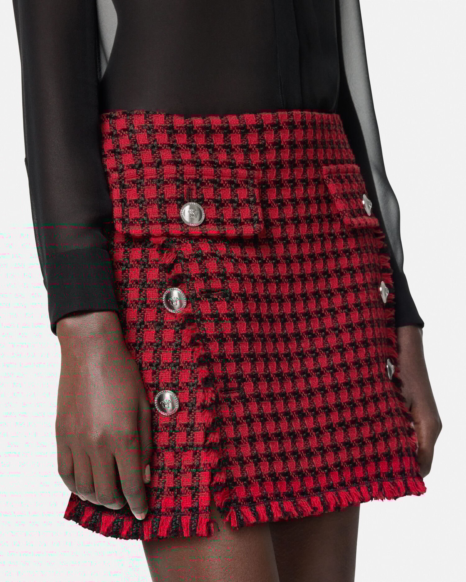 Tweed Mini Skirt
