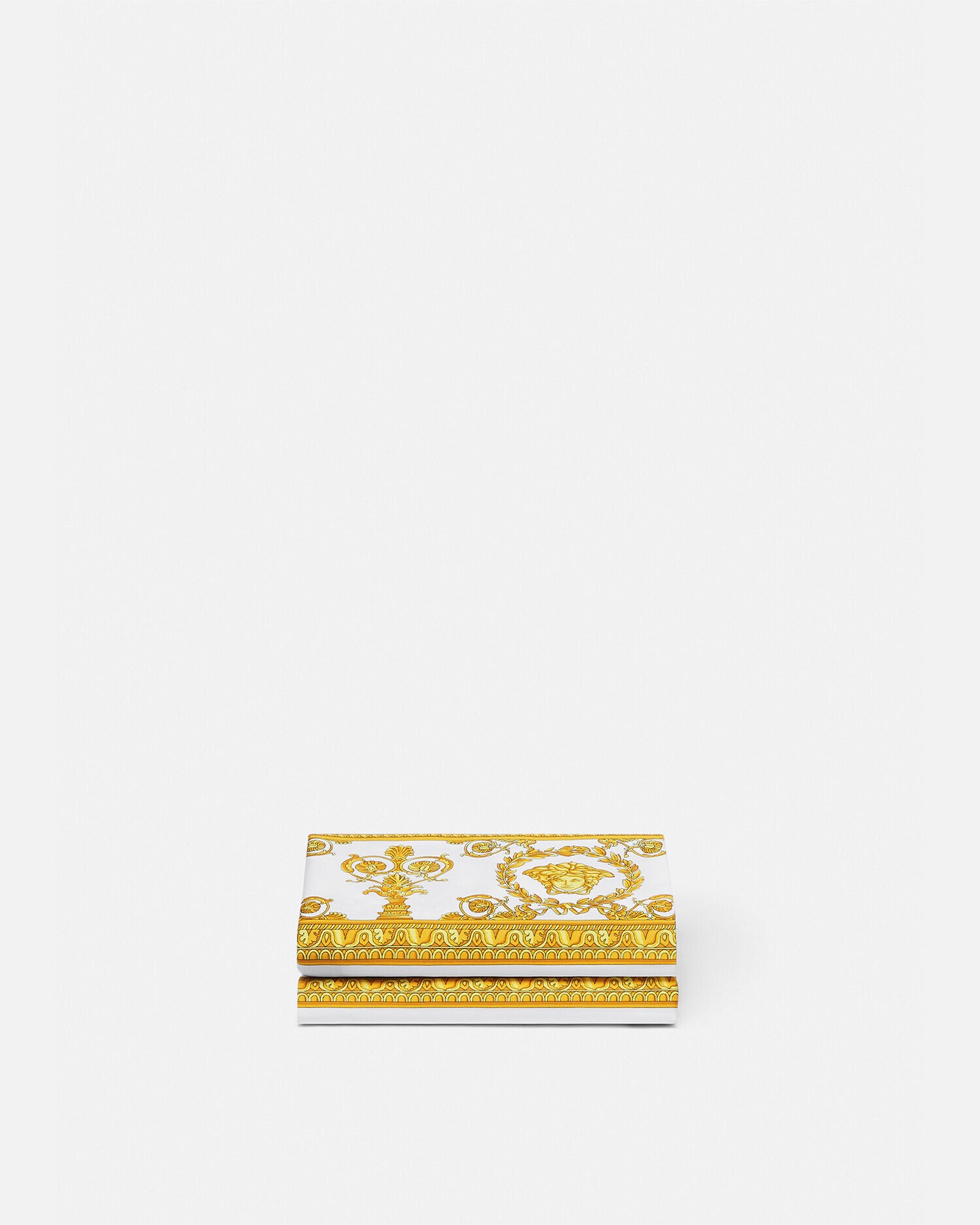 I ♡ Baroque King/Cali Pillowcase Set White | VERSACE US
