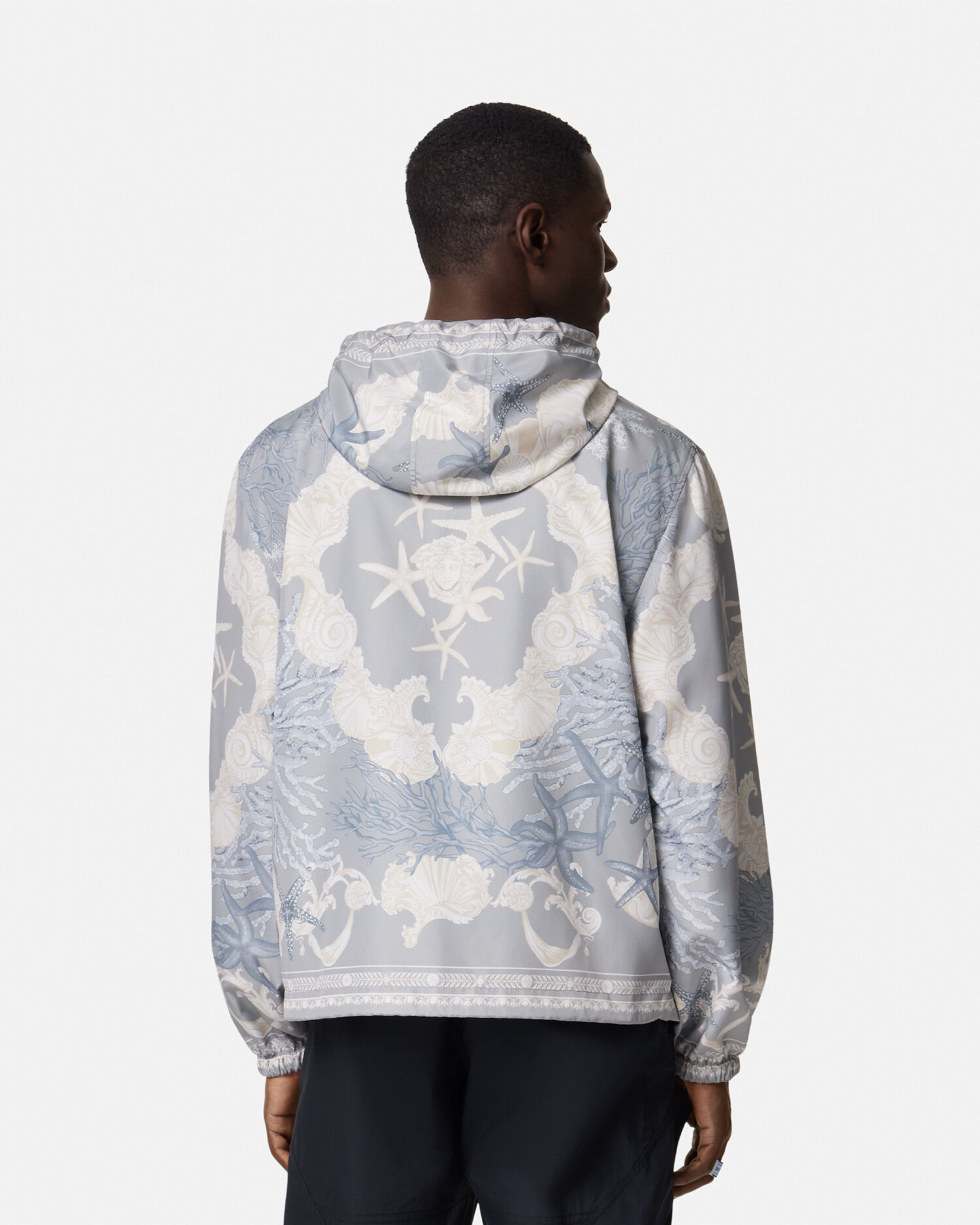 Versace hooded jacket on sale