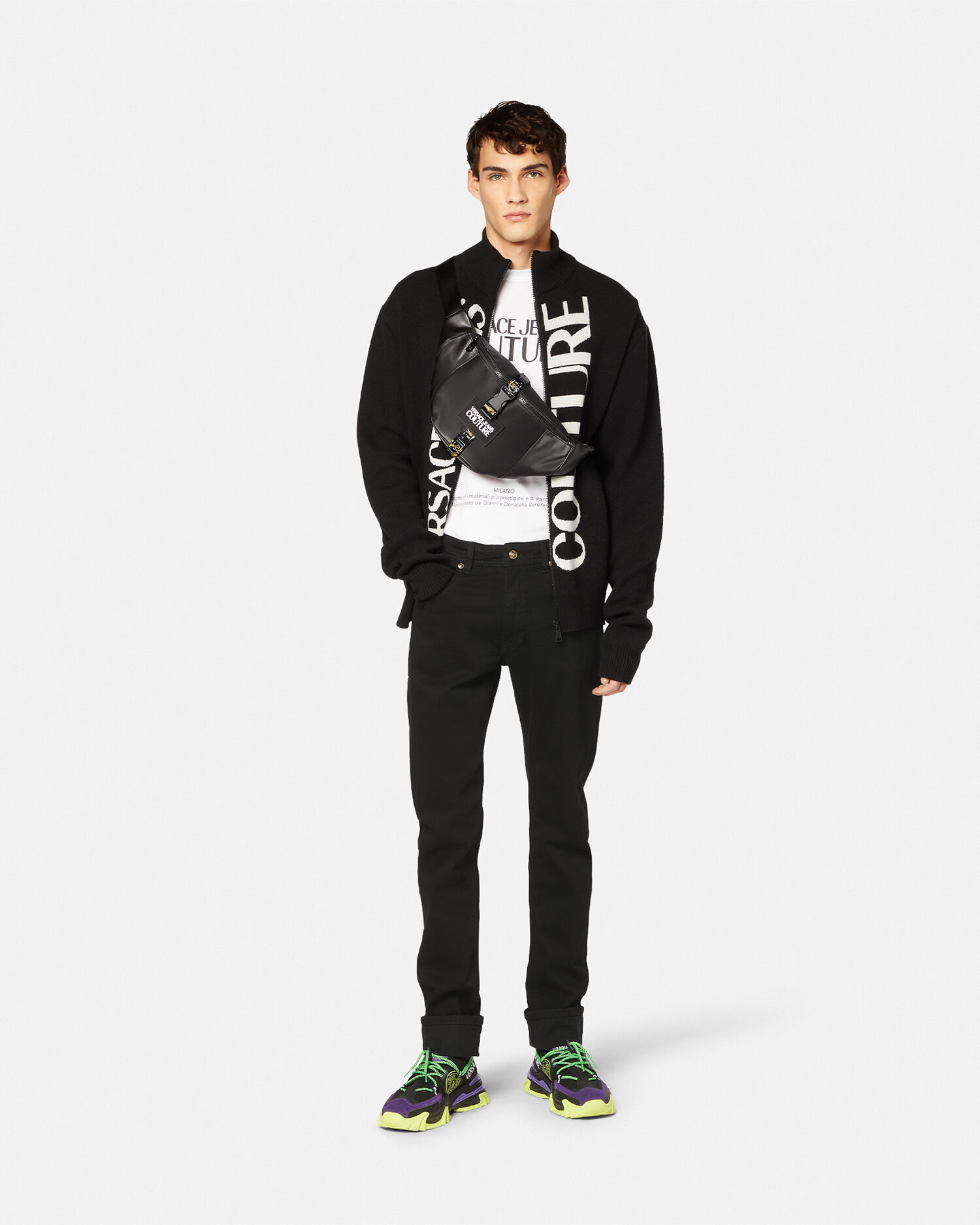 Versace straight leg jeans clearance