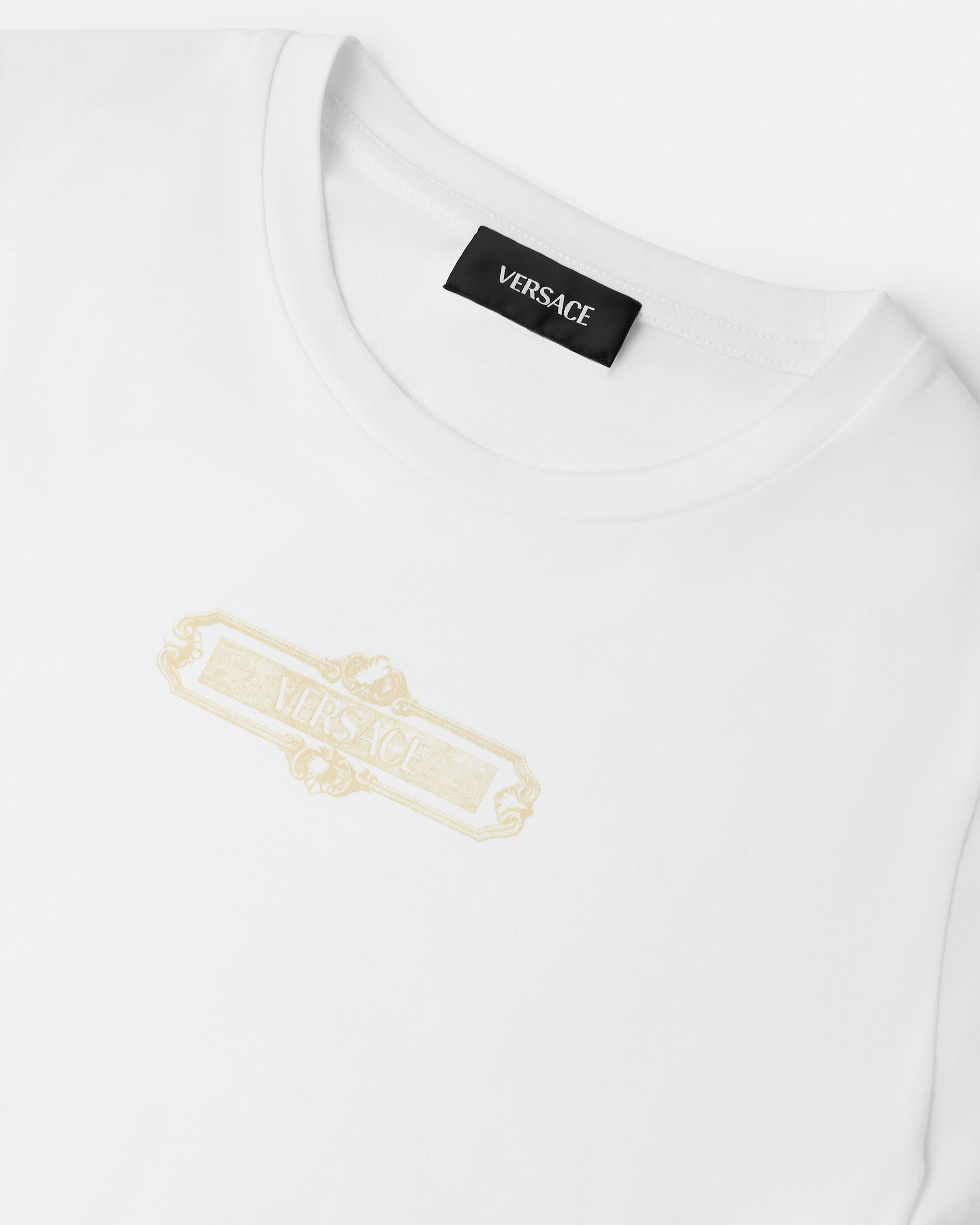 Kids Printed Cotton-Jersey T-Shirt | VERSACE