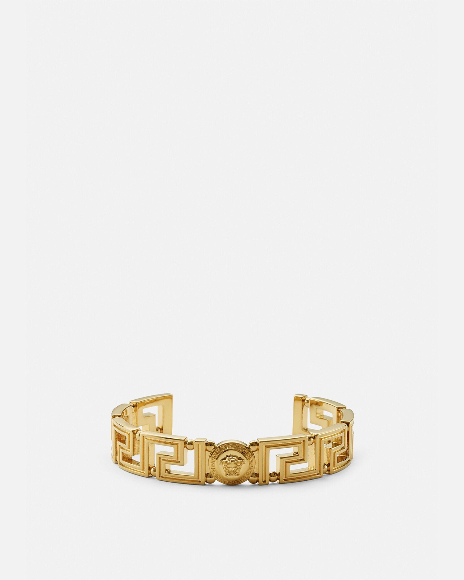 Greca Cuff Bracelet Gold | VERSACE US