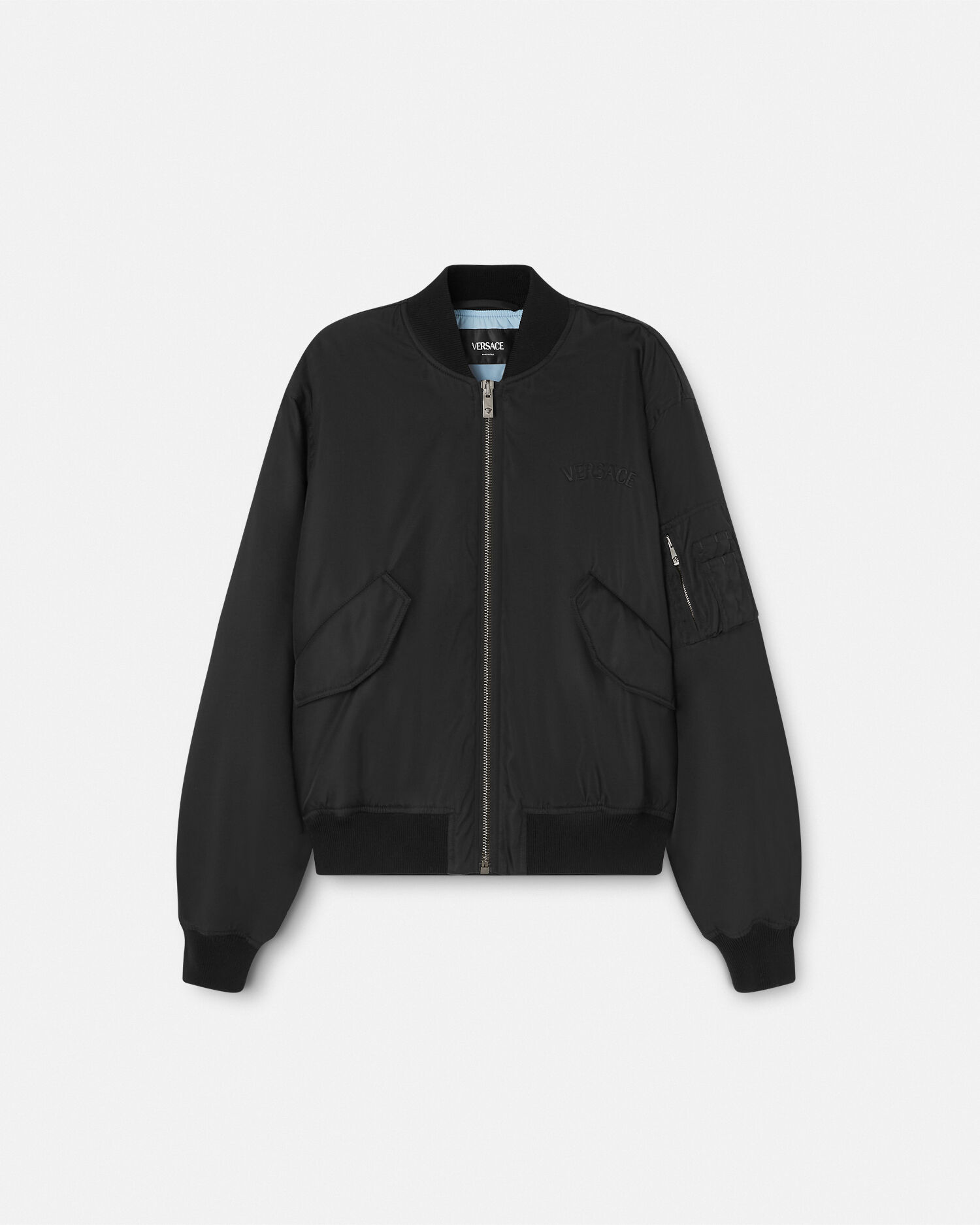 Versace logo jacket store