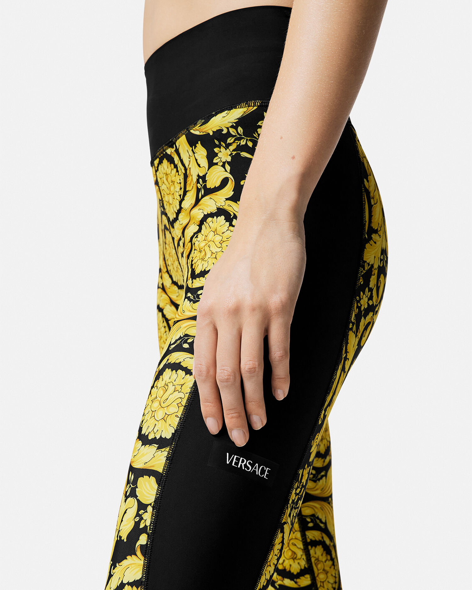 Versace barocco leggings cheap