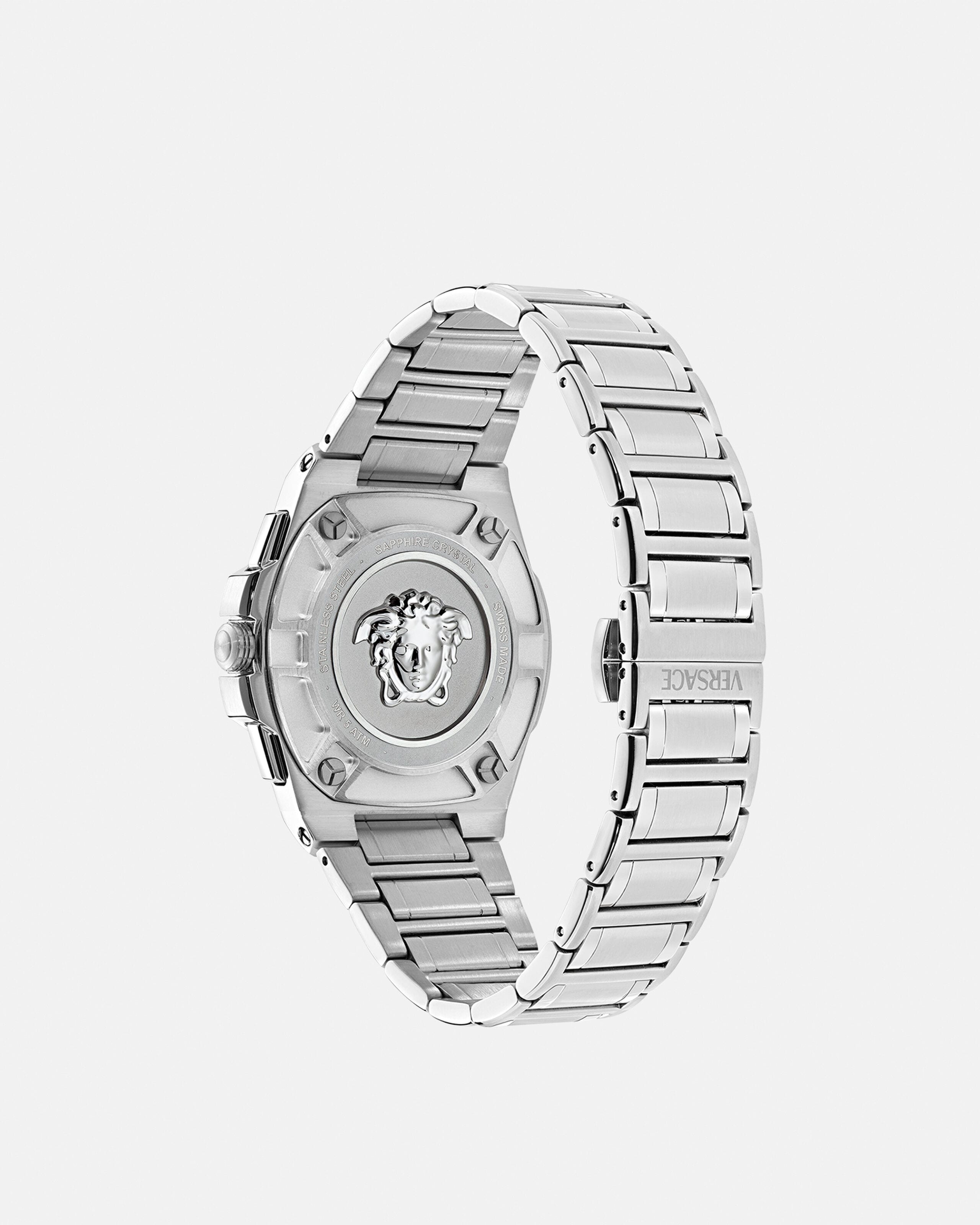 Greca Reaction Watch Silver | VERSACE US