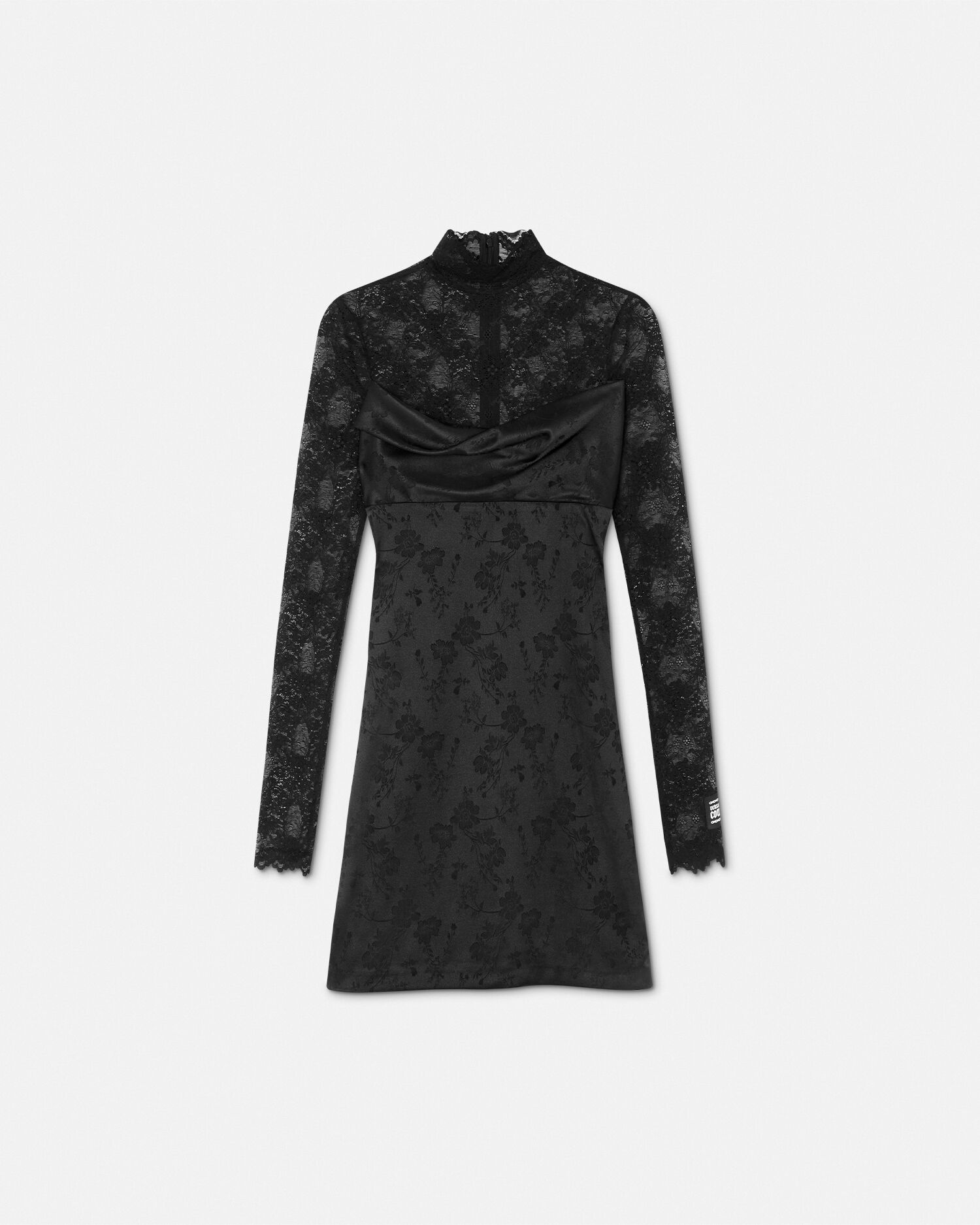 Lace Flowers Mini Dress VERSACE UK