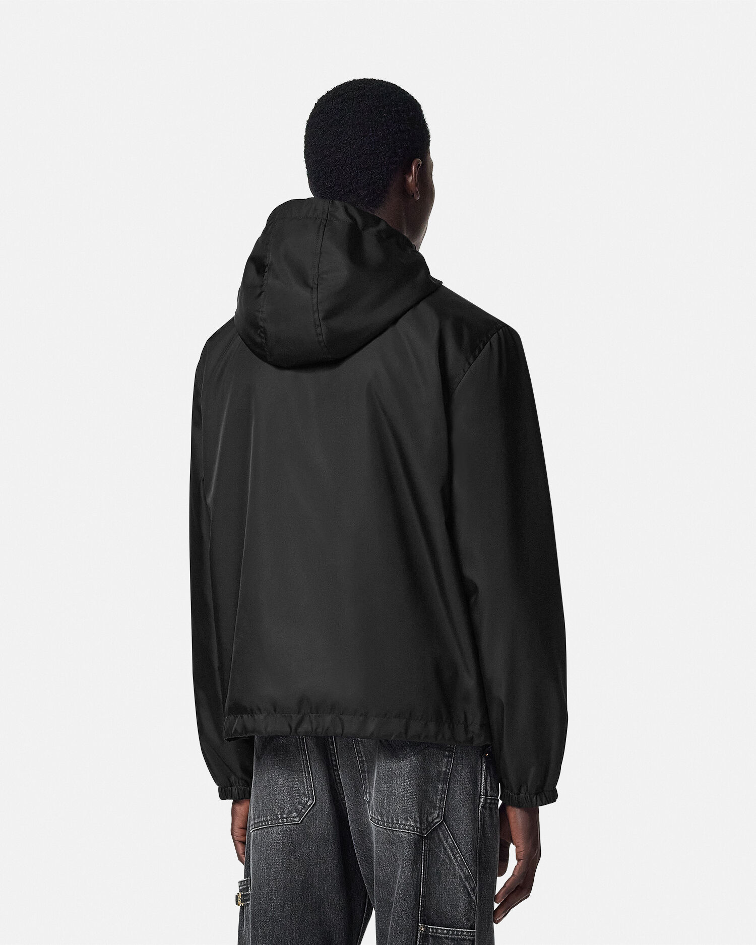 Nylon Windbreaker Jacket VERSACE