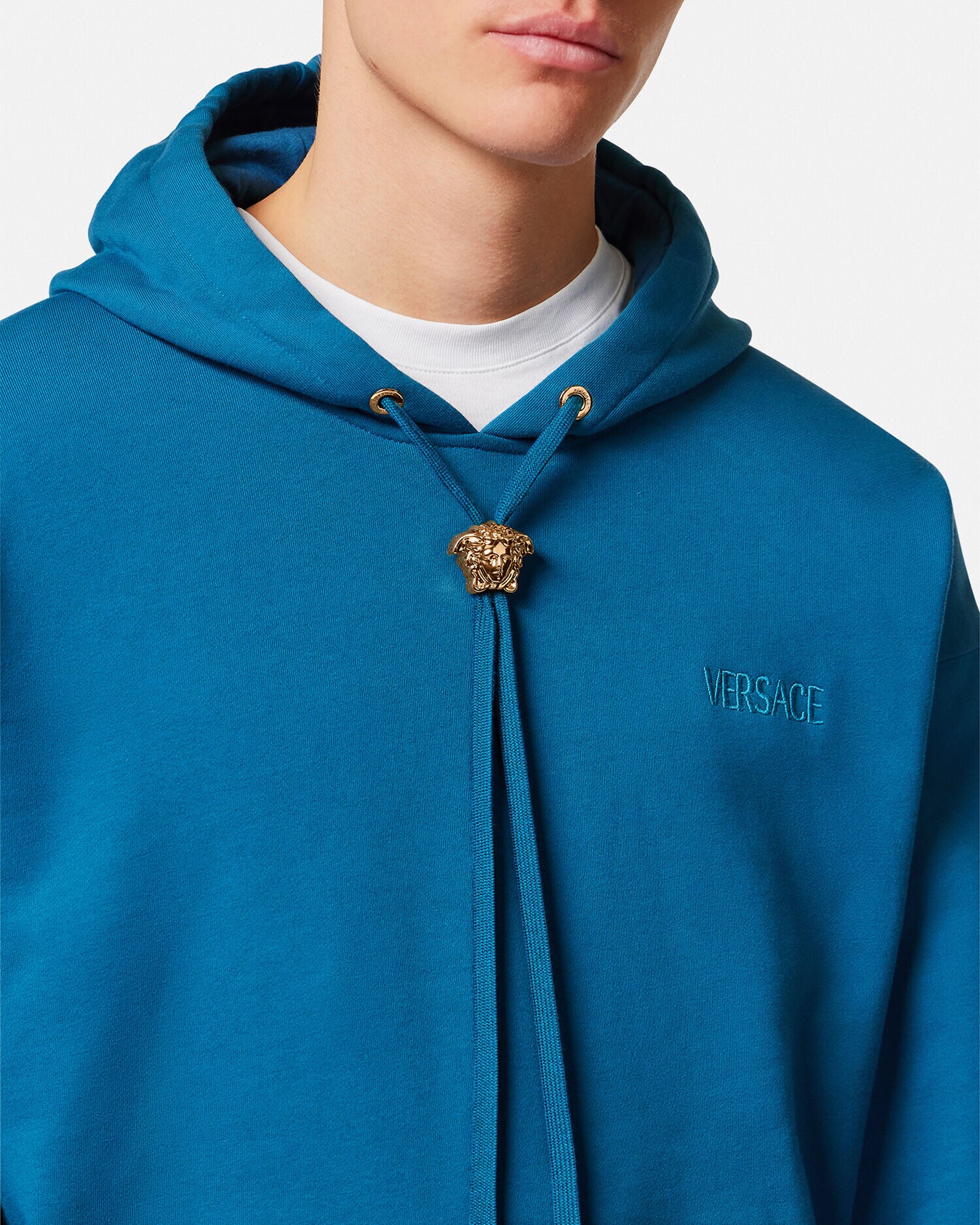 Versace sales hoodie blue