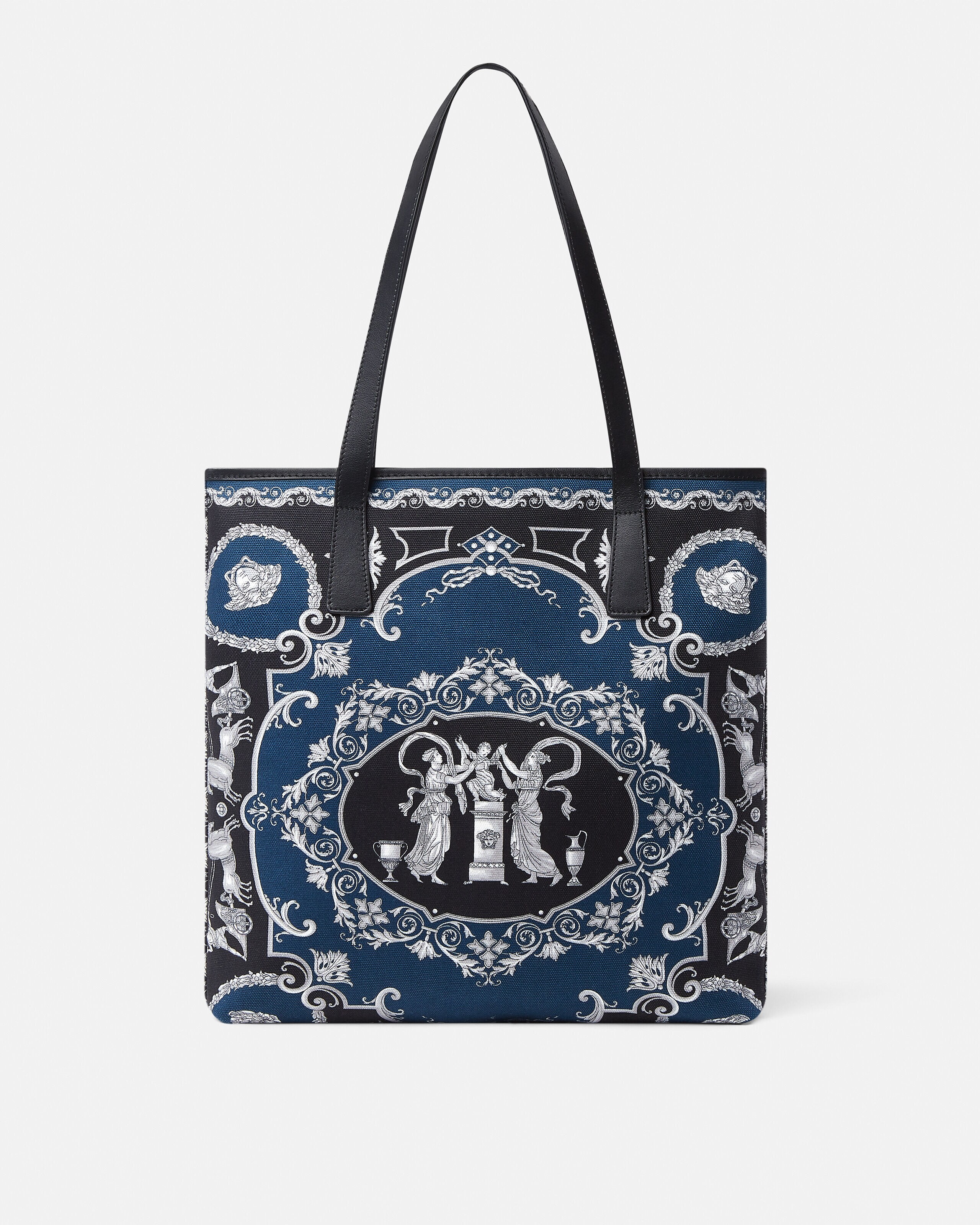 La Medusa Printed Canvas Tote