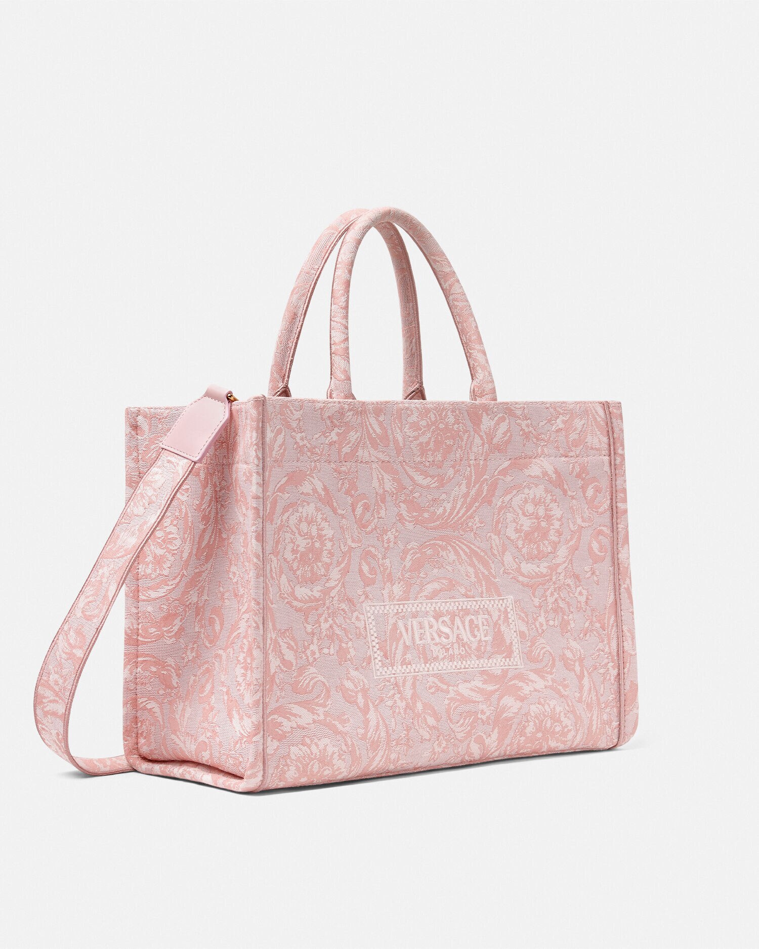 Versace online pink tote