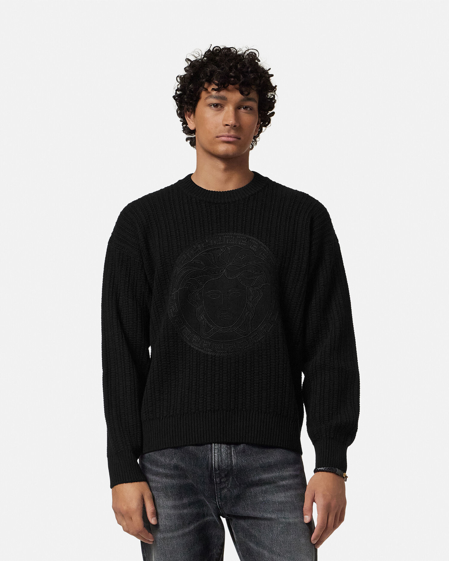 Versace jumper black on sale