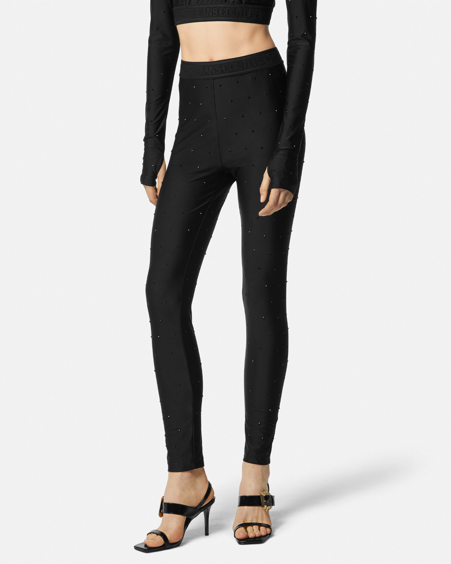 Crystal Logo Leggings