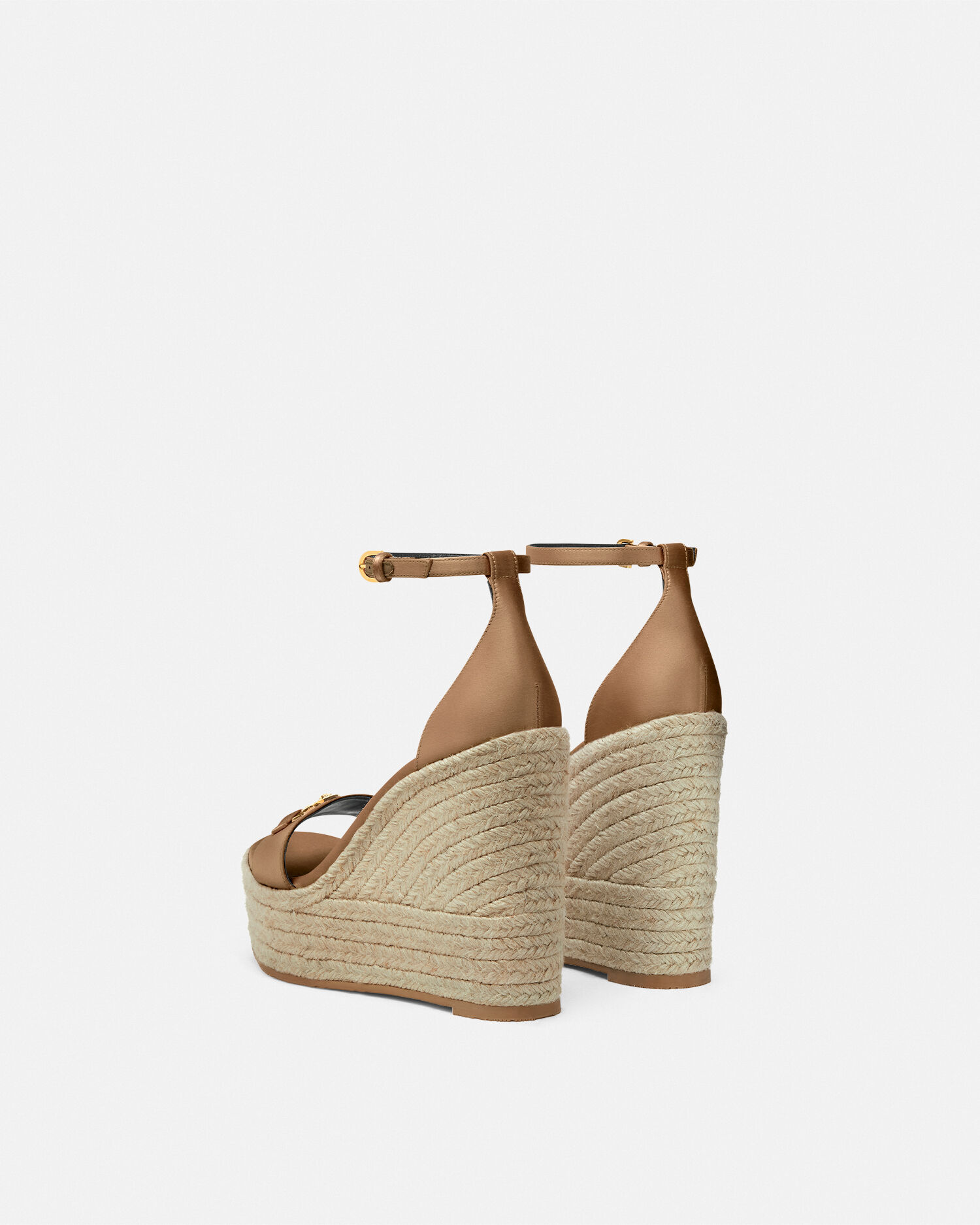 Medusa 95 Satin Wedge Sandals