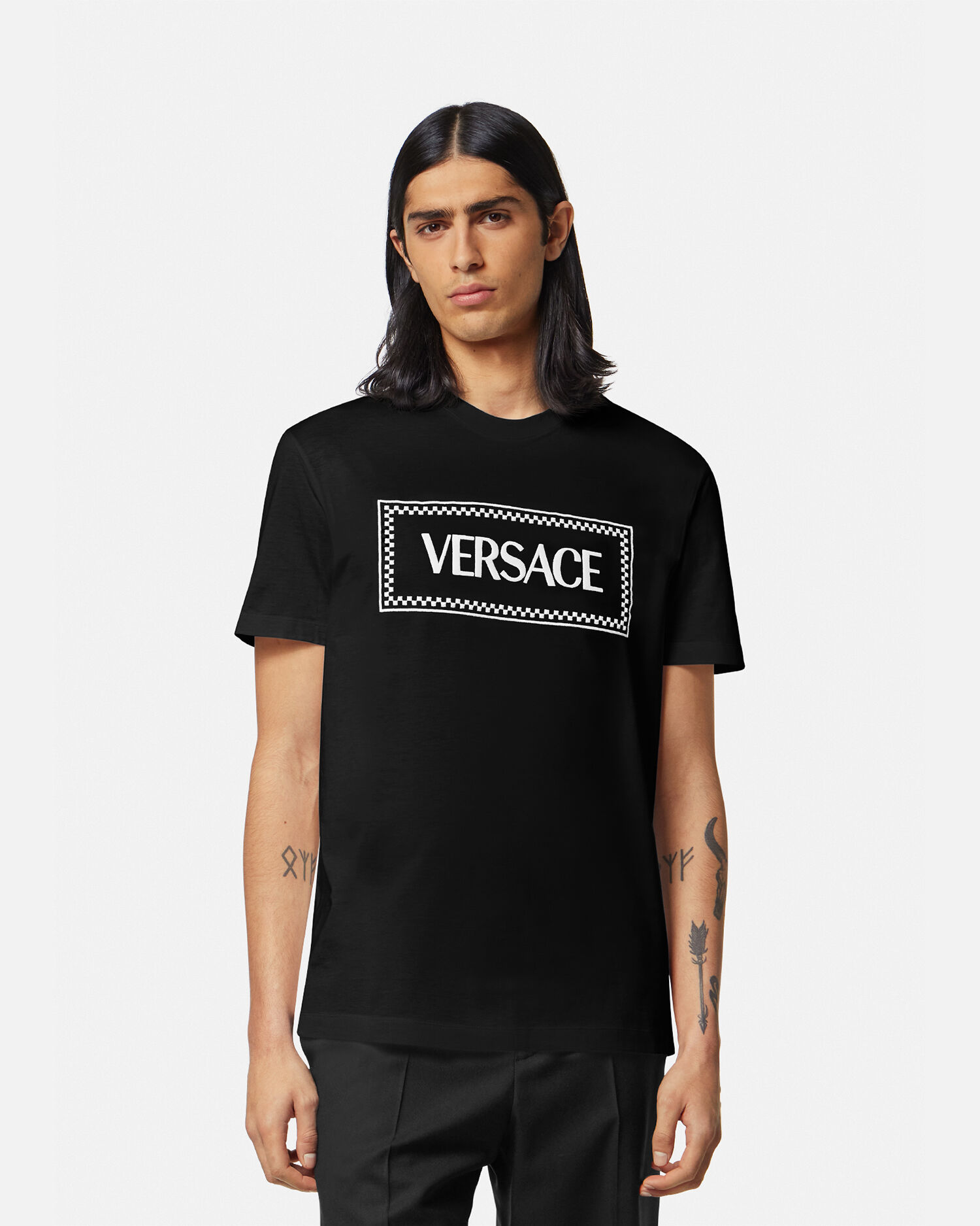 Tee shirt versace clearance noir