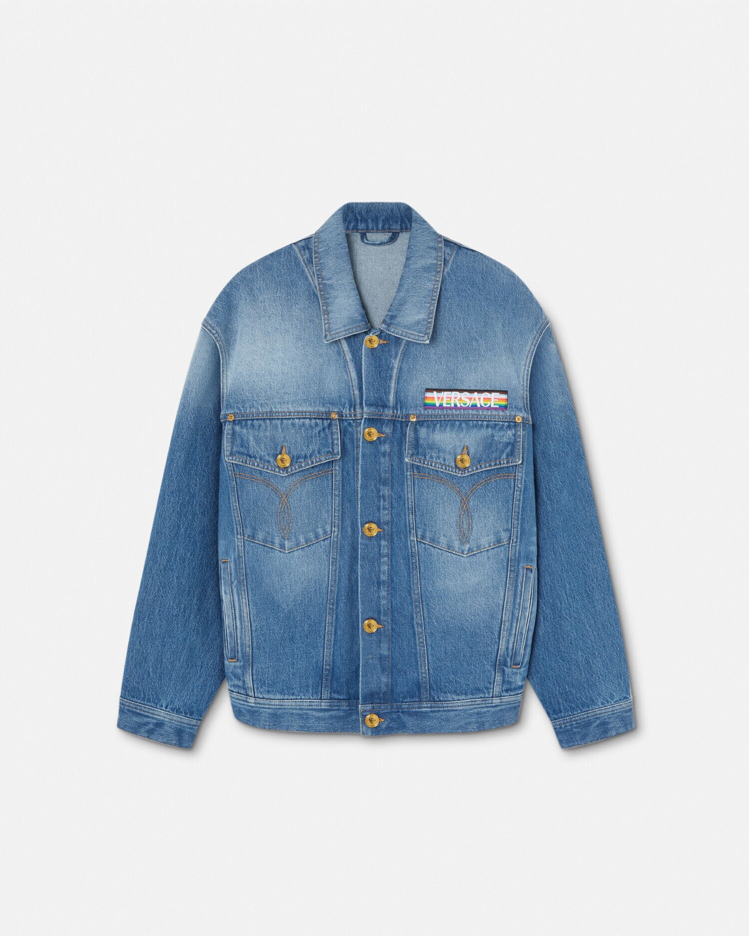 Pride Barocco Oversized Denim Jacket