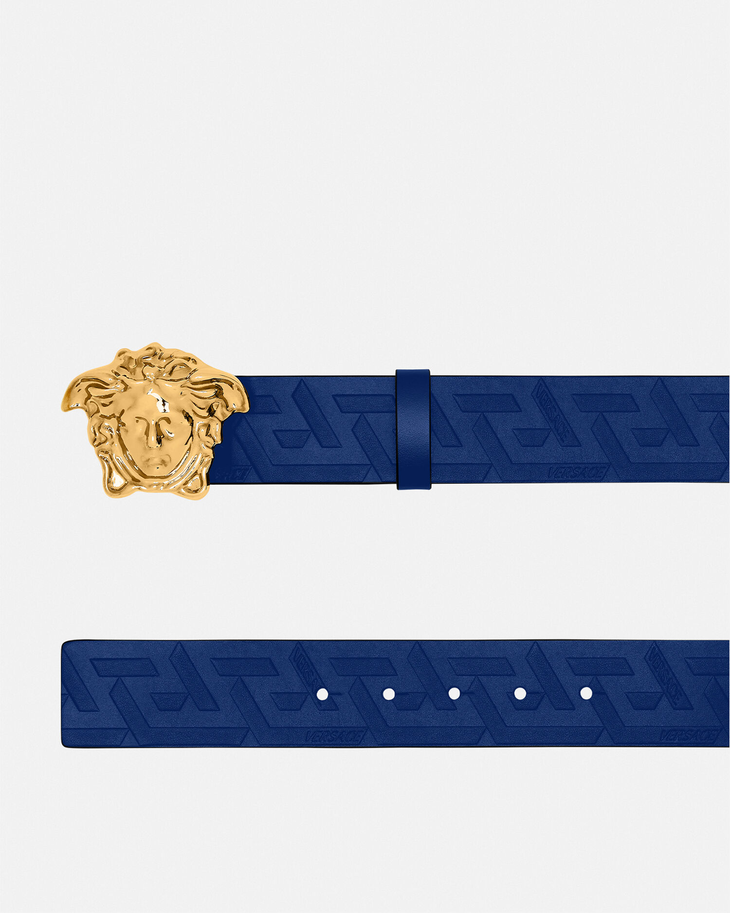 Versace 2025 blue belt